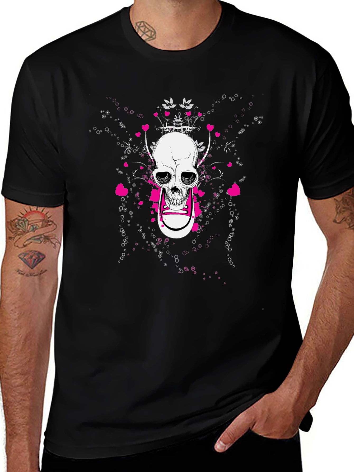 Variant 19 of Skull Sneaker Graphic Tee - Edgy Style