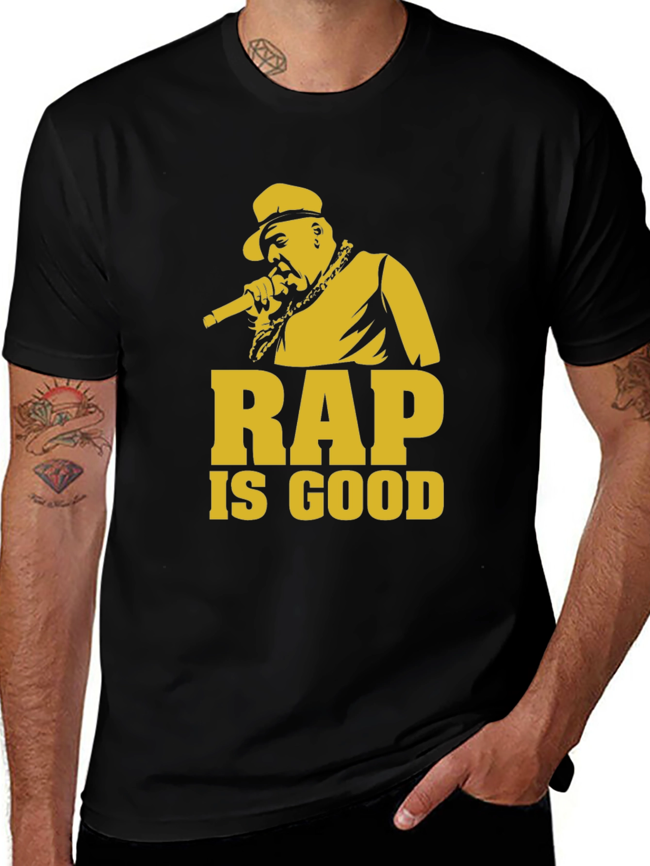 Rap Is Good Graphic T-Shirt - Music Lover Tee
