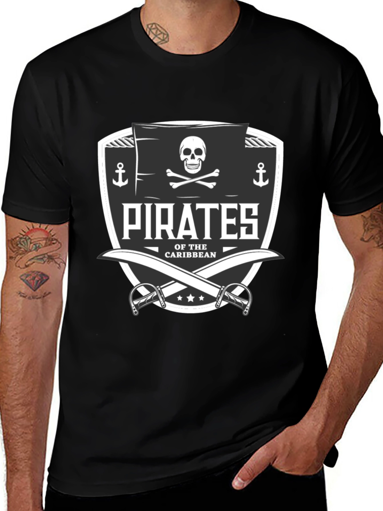 Variant 16 of Pirates of the Caribbean Black T-Shirt
