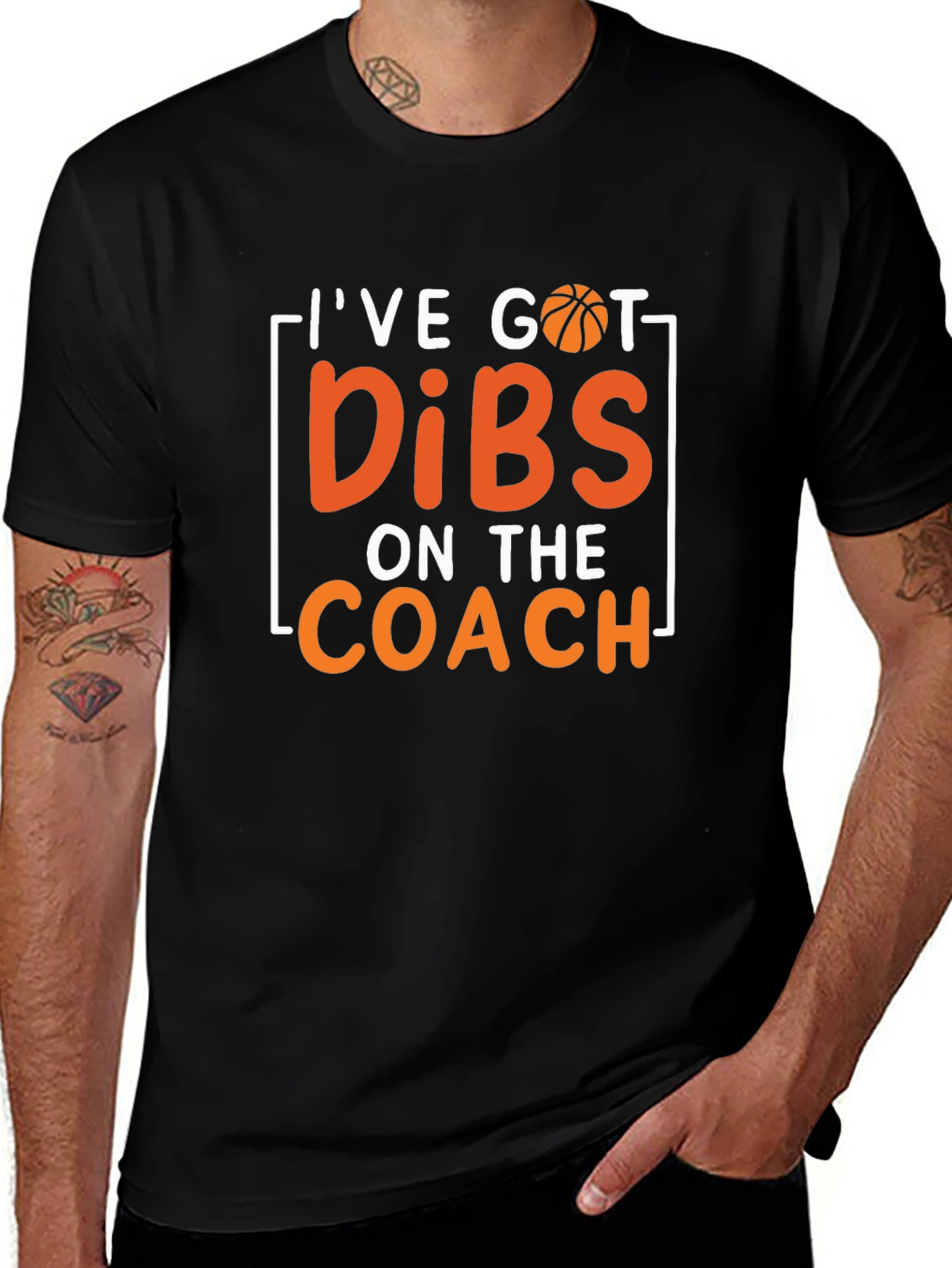 Variant 19 of I've Got Dibs On The Coach T-Shirt Basketball