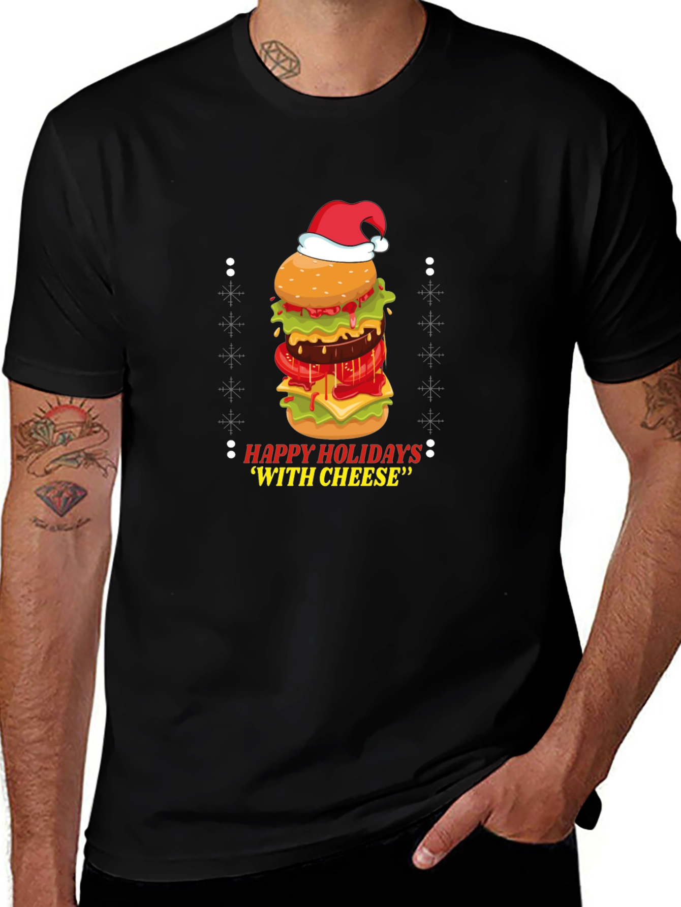 Variant 25 of Holiday Cheeseburger T-Shirt