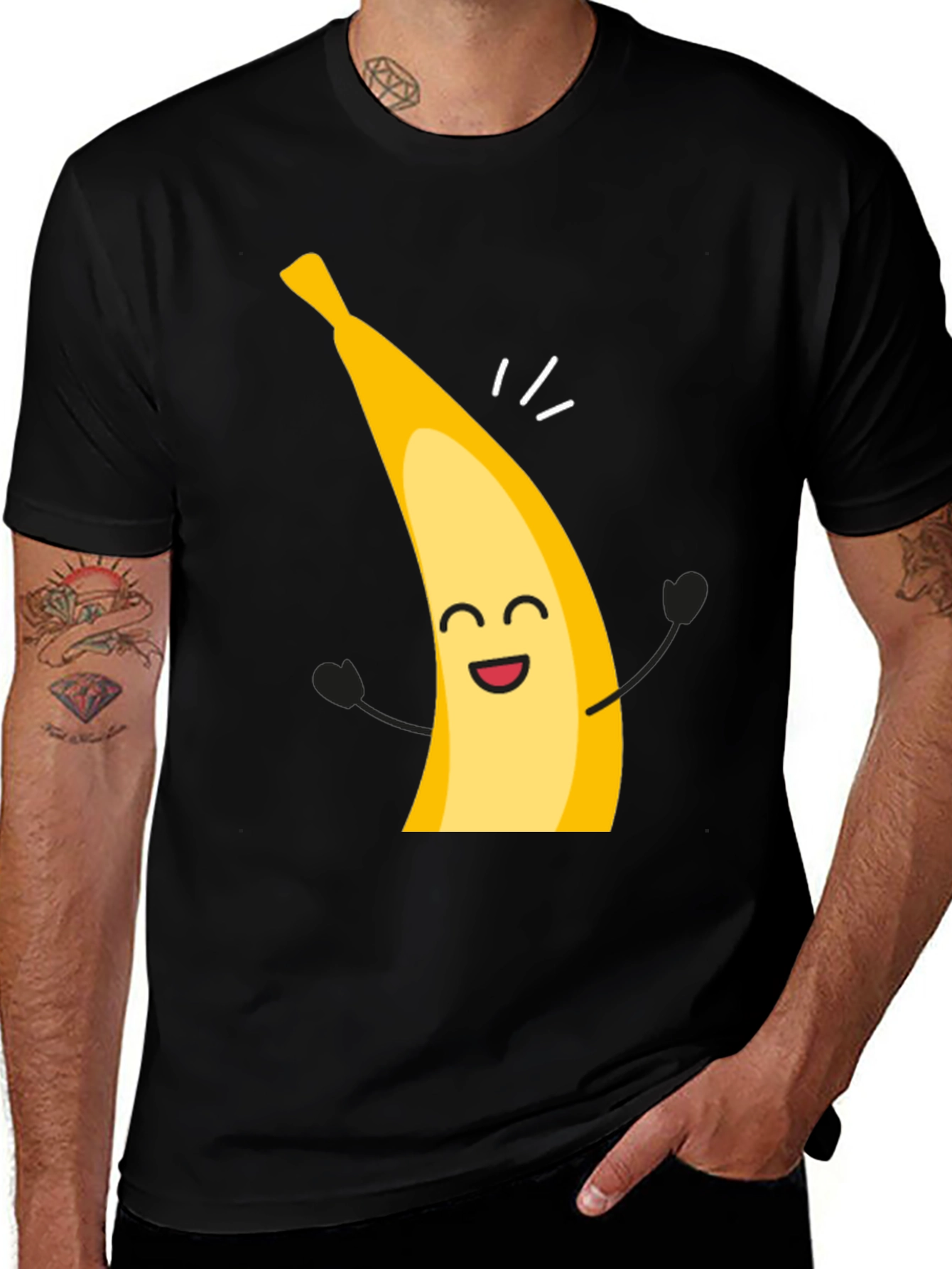 Variant 23 of Funny Banana Cartoon Graphic T-Shirt