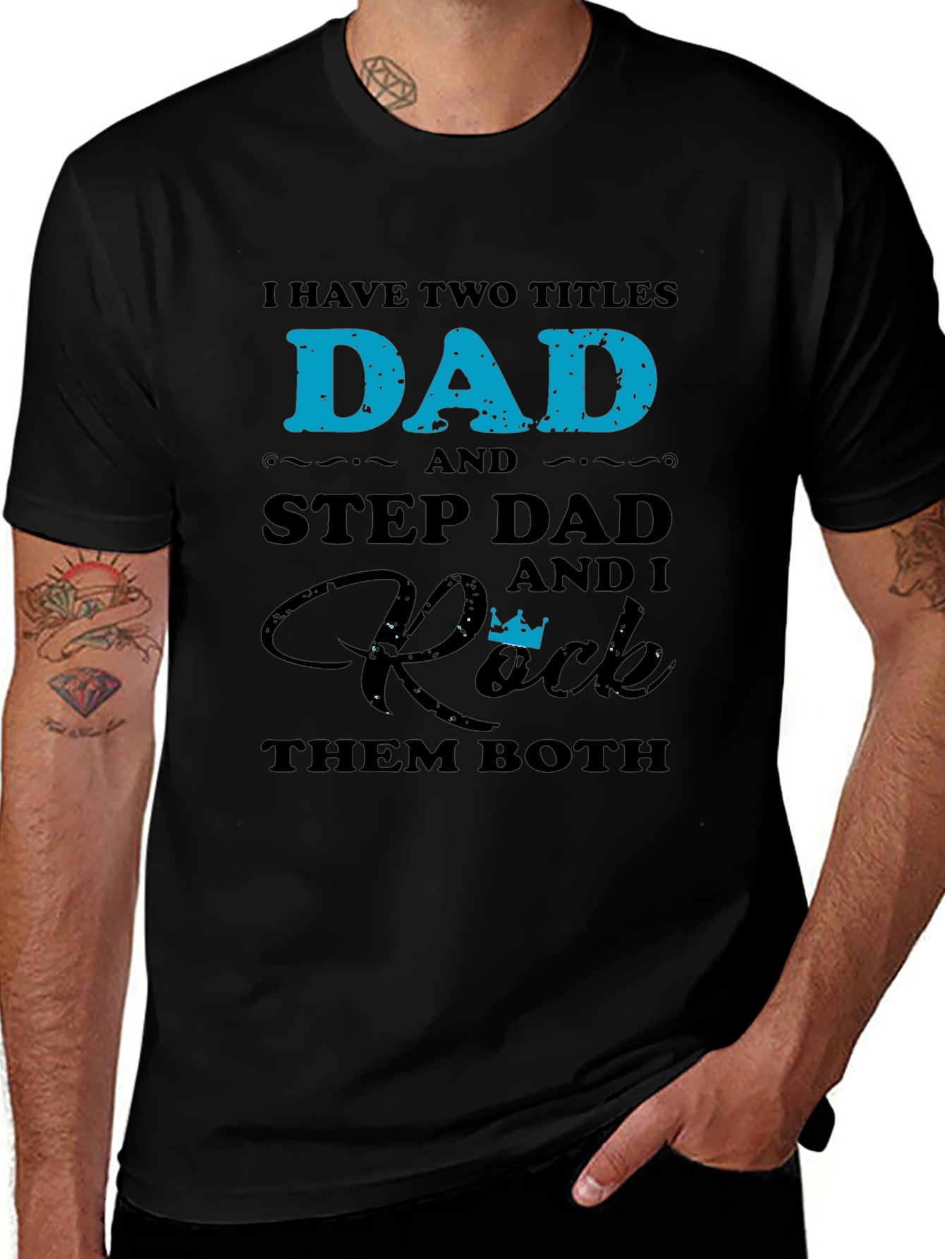 Dad and Step Dad T-Shirt