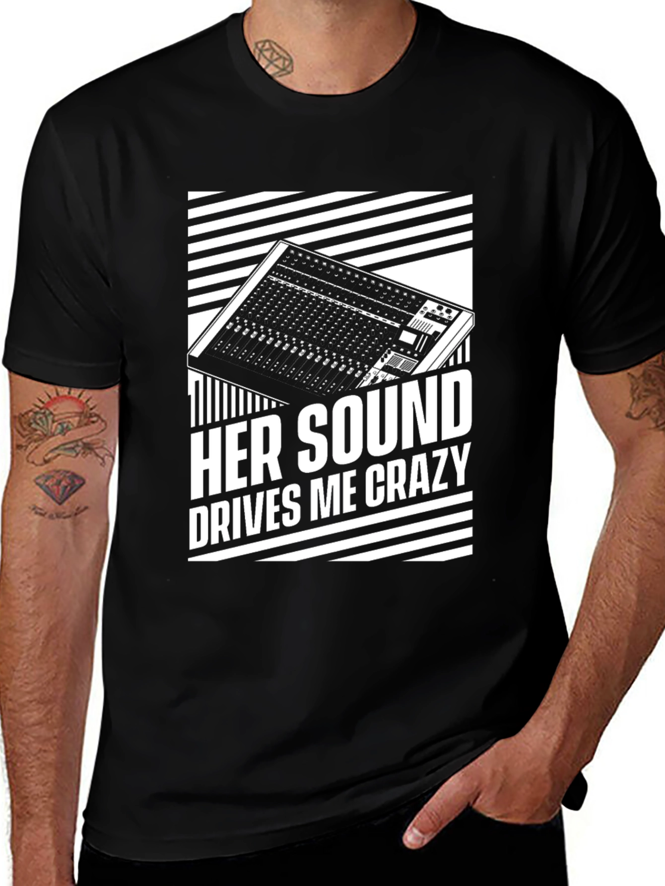 Variant 13 of Her Sound Drives Me Crazy T-Shirt