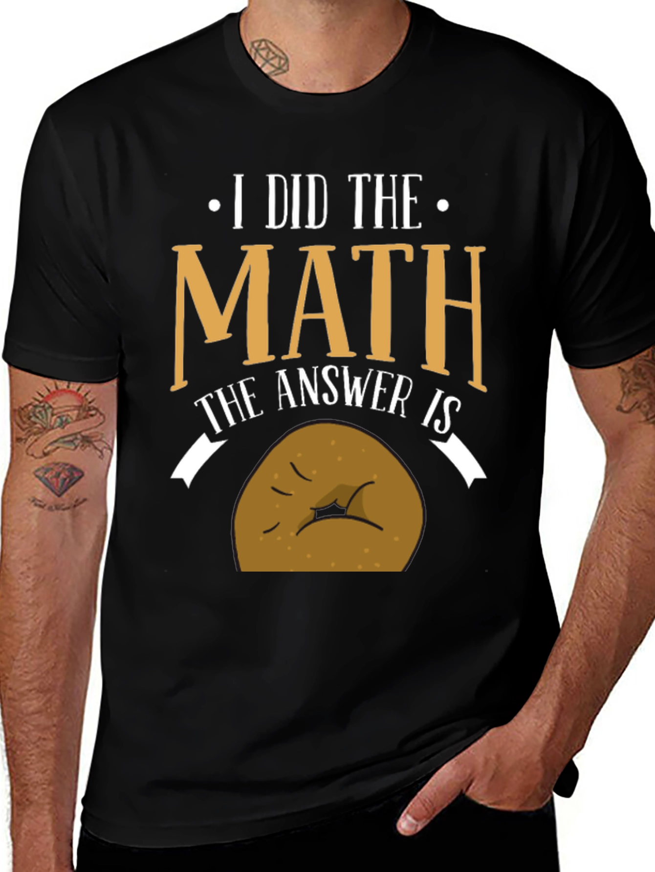 Variant 8 of Math Potato Funny T-Shirt
