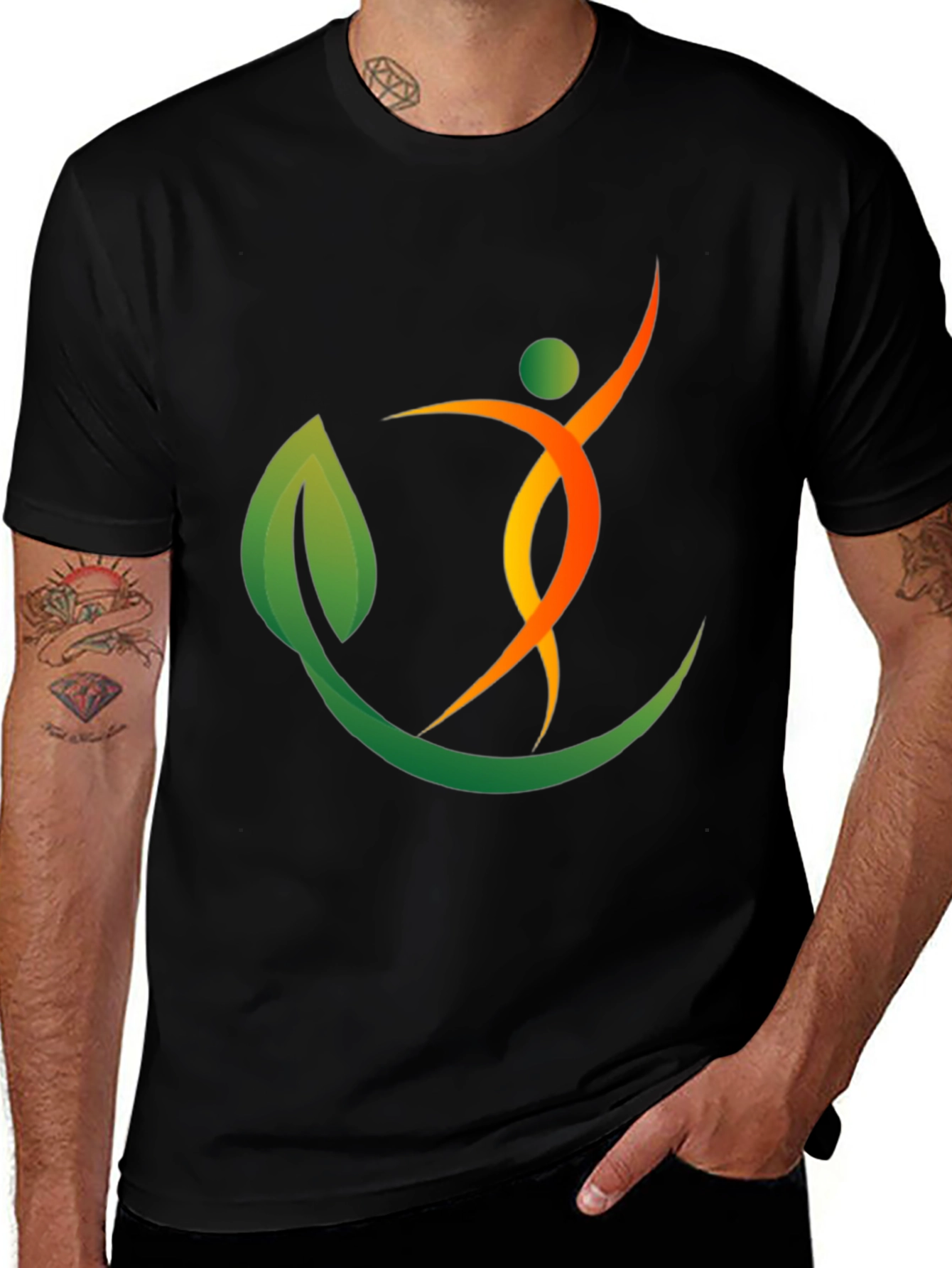 Variant 28 of Nature Inspired Black T-Shirt