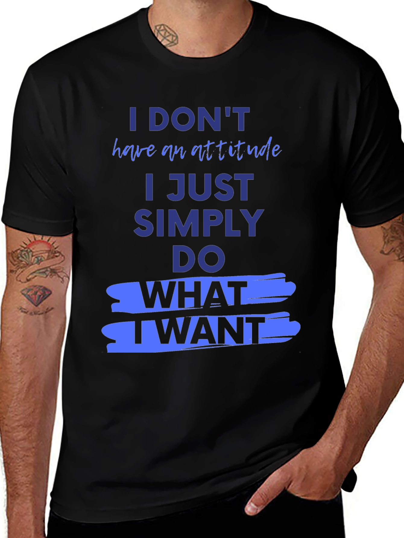 Variant 29 of Attitude Slogan T-Shirt - Bold Statement Tee