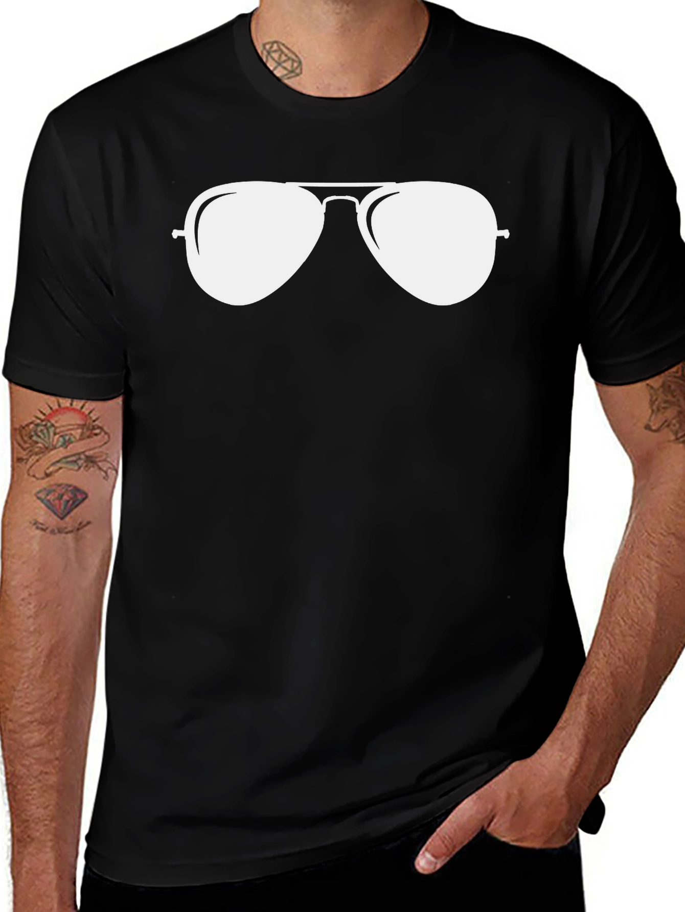 Variant 22 of Cool Aviator Sunglasses Graphic T-Shirt