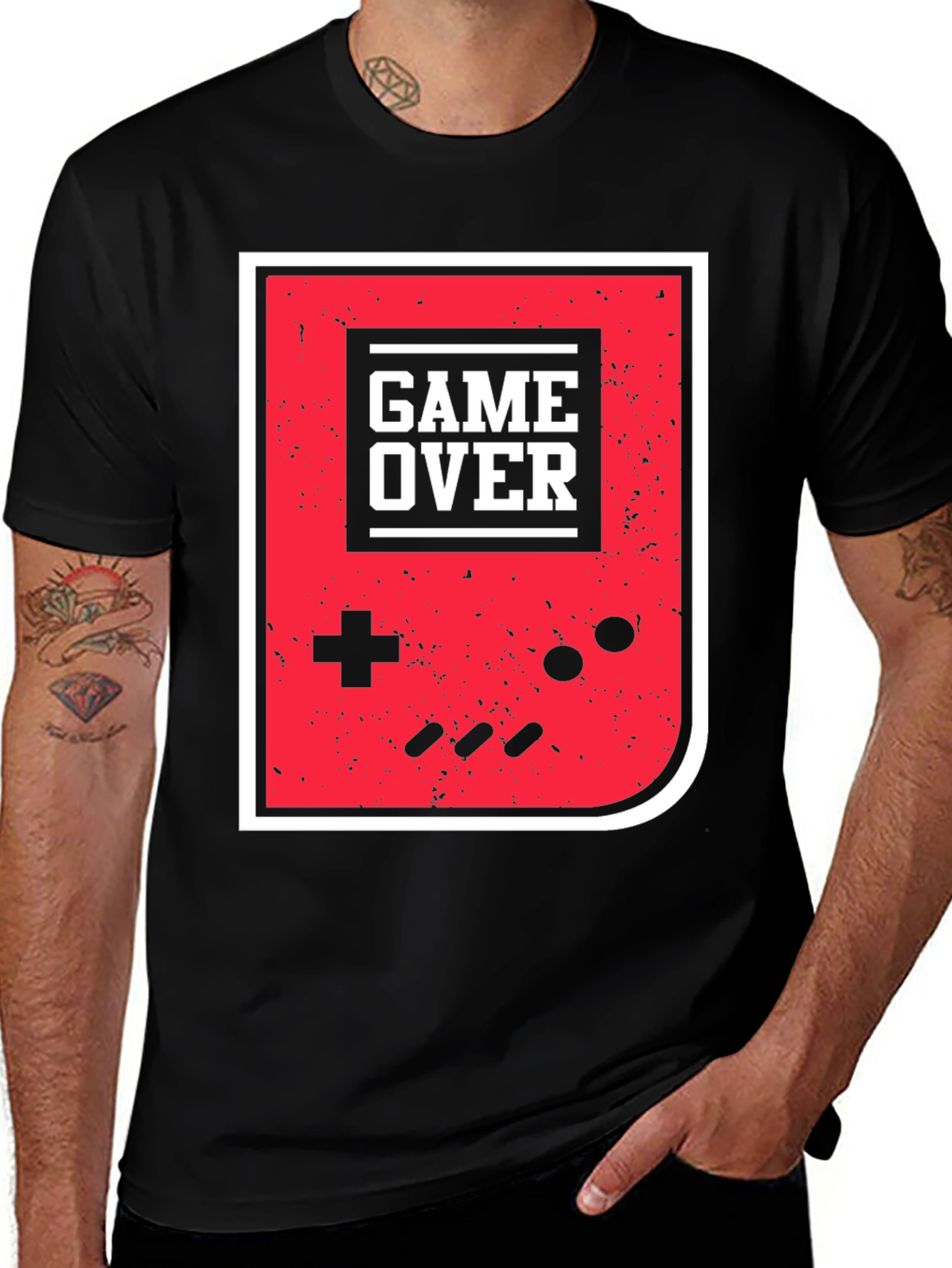 Variant 8 of Game Over T-Shirt - Retro Gamer Style
