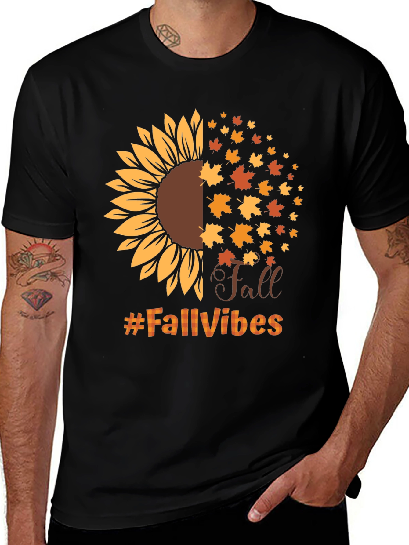 Fall Vibes Sunflower T-Shirt