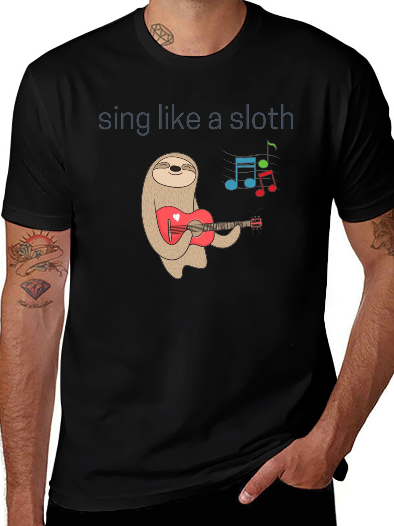 Variant 18 of Sing Like a Sloth T-Shirt
