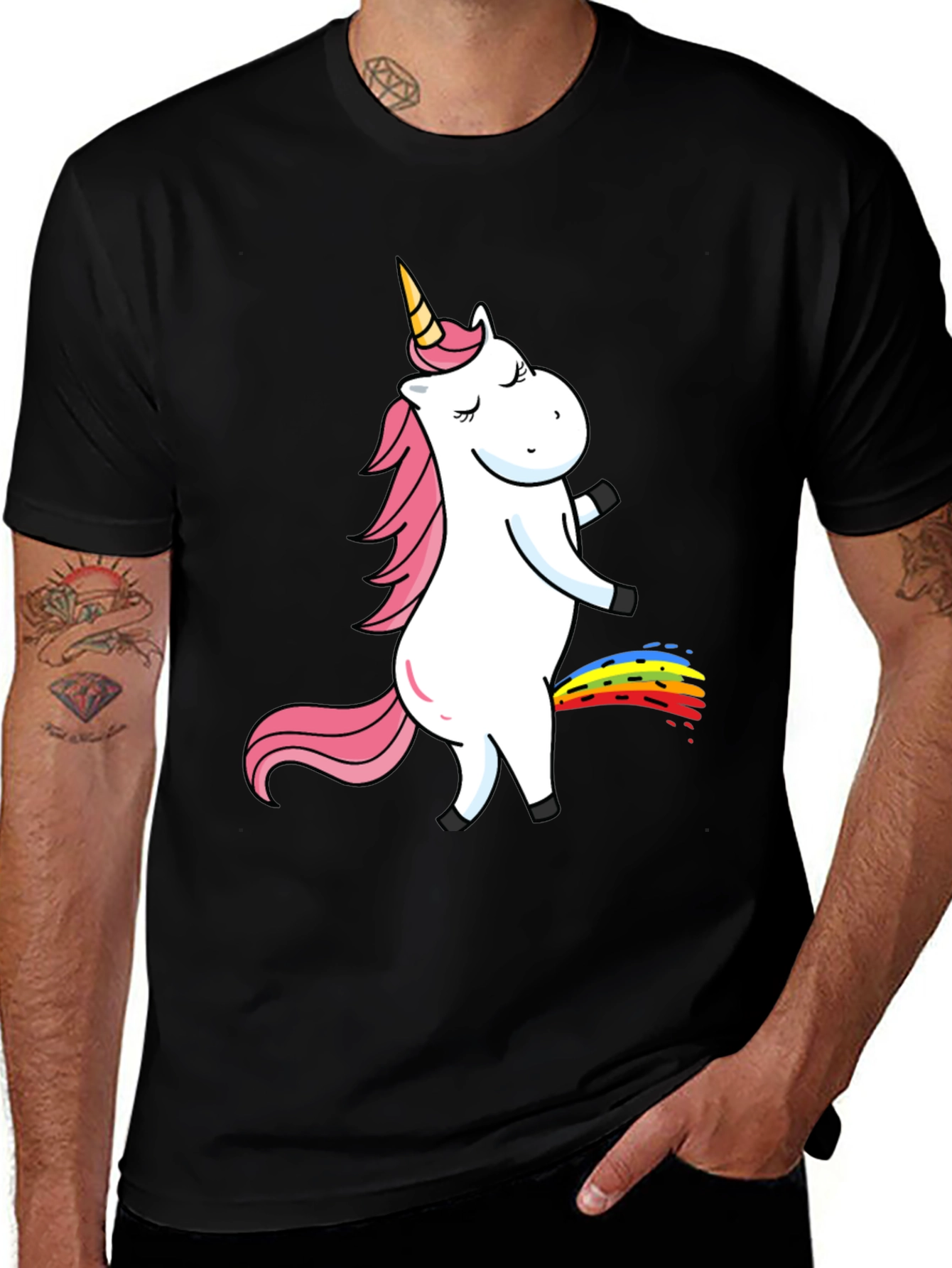 Variant 17 of Unicorn Rainbow Poop T-Shirt