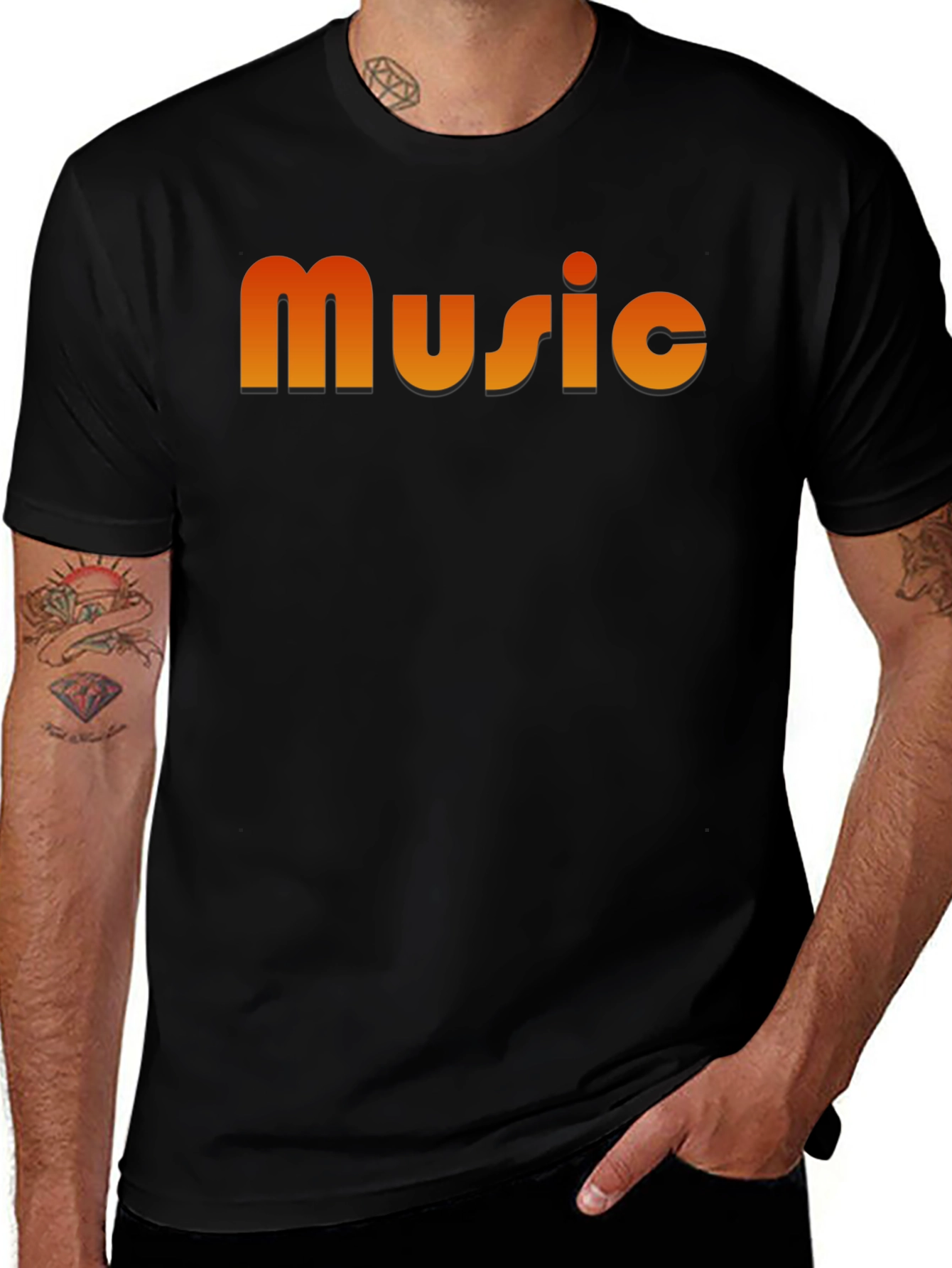 Variant 4 of Music Graphic Tee - Stylish & Comfortable