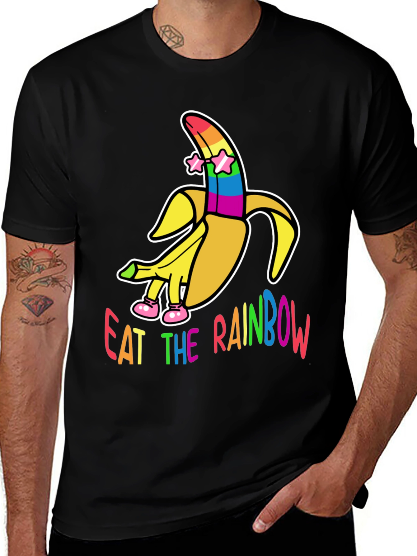 Eat the Rainbow Banana T-Shirt