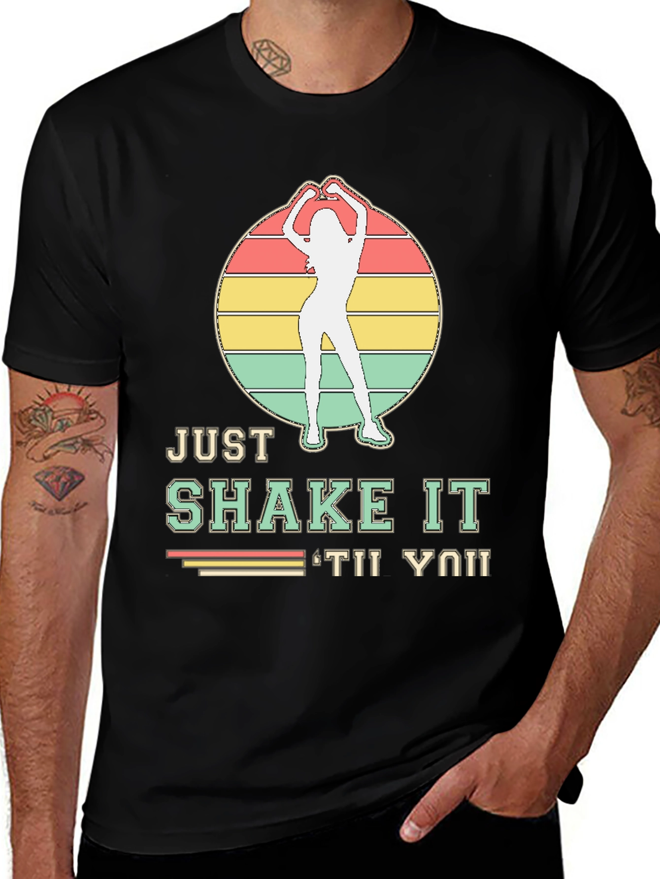 Variant 6 of Shake It 'Til You Break It T-Shirt - Retro Dance Design
