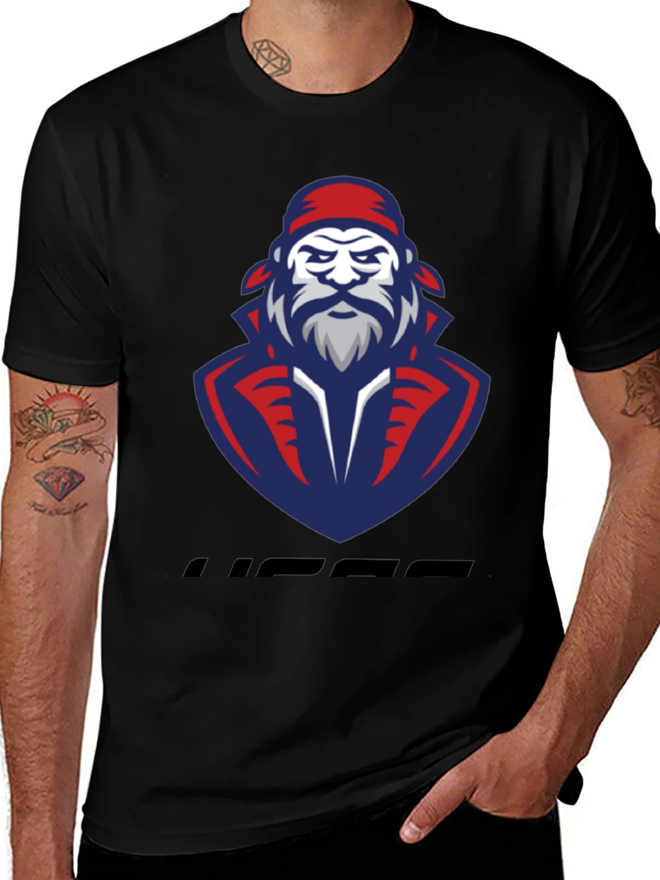 Variant 25 of Men's Graphic T-Shirt - Pirate Logo