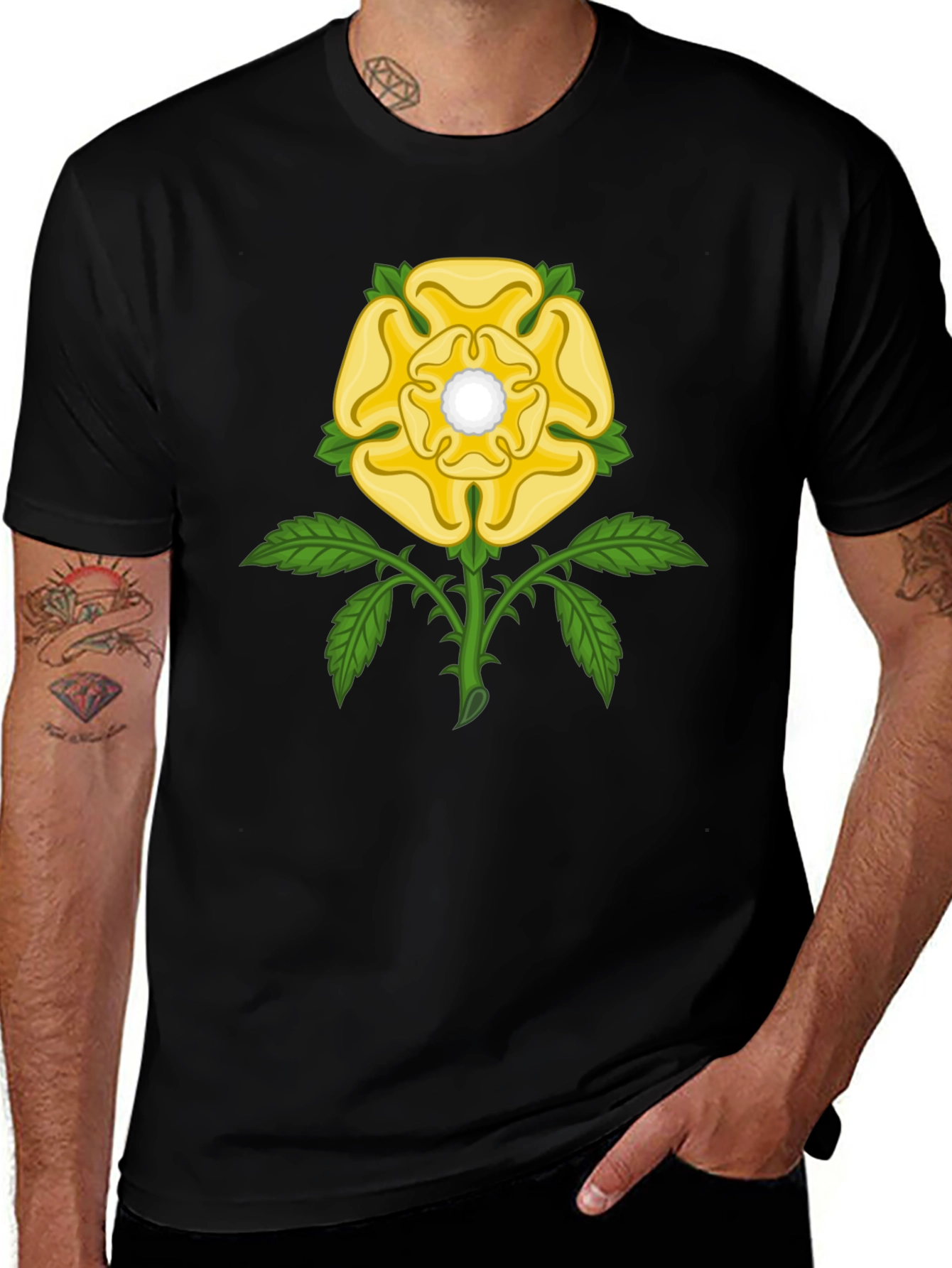 York Rose T-Shirt - England Symbol Tee