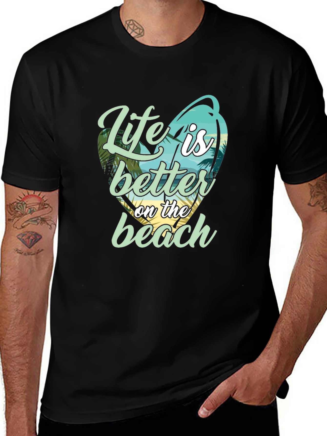 Variant 7 of Life is Better on the Beach Graphic Tee