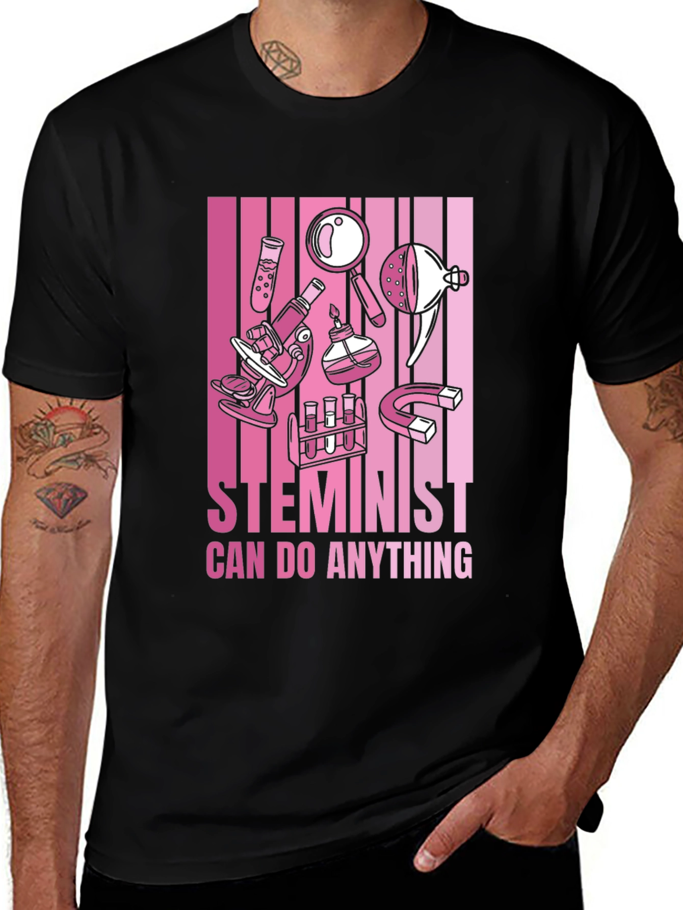 STEMinist Can Do Anything Graphic T-Shirt