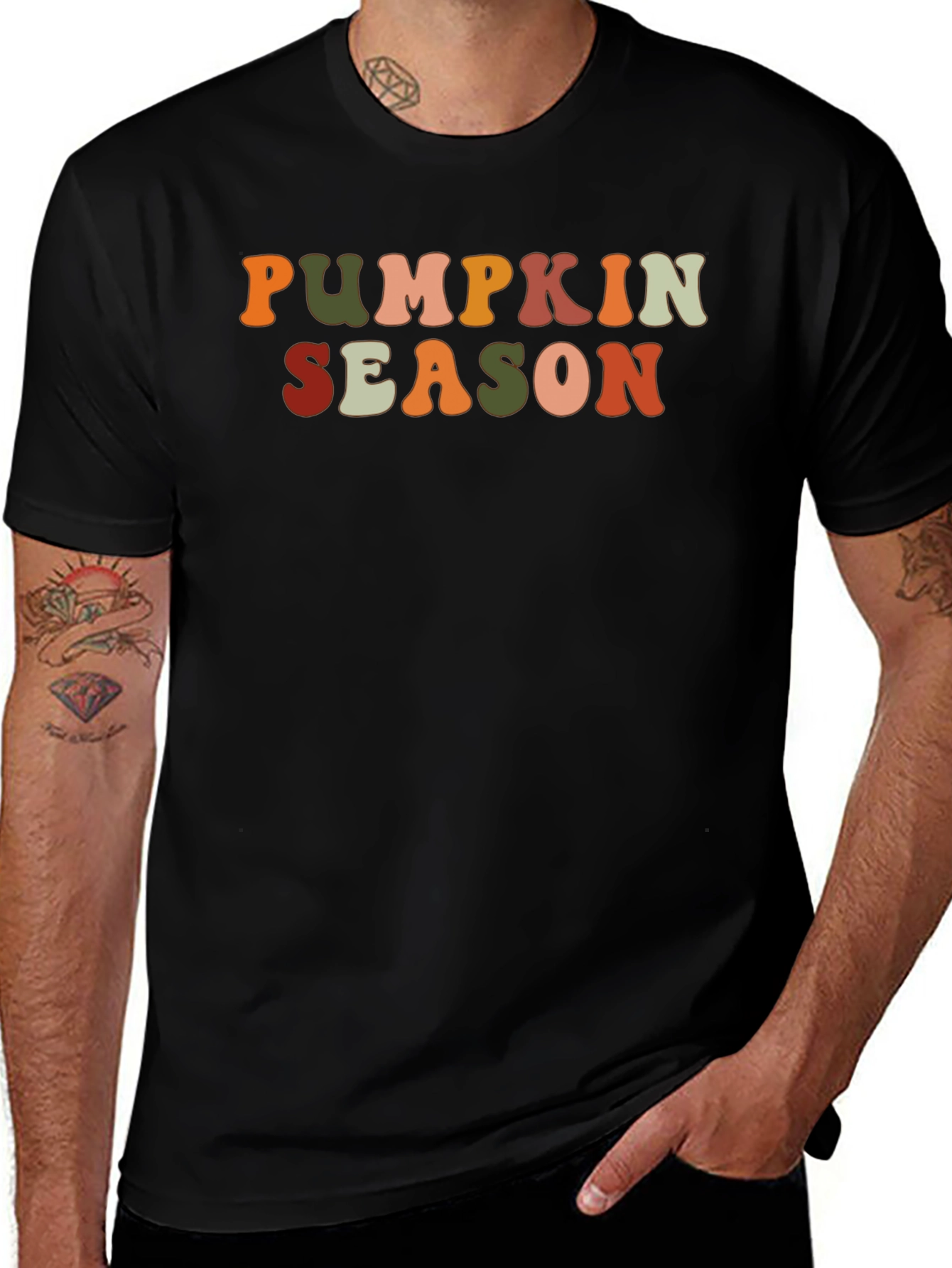 Pumpkin Season Retro Graphic Tee - Fall Fashion