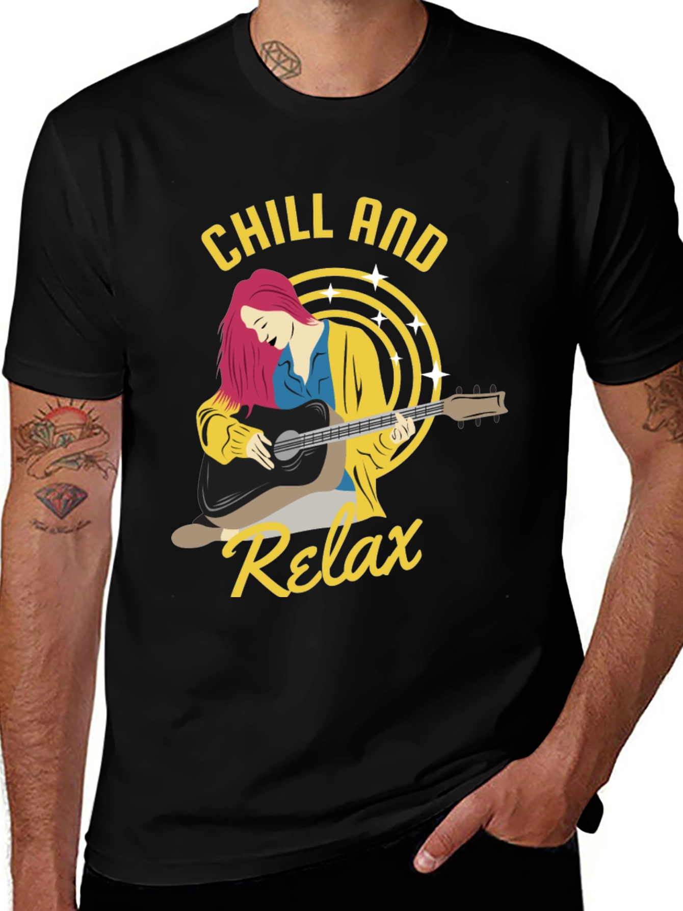 Variant 26 of Chill and Relax Graphic T-Shirt - Stylish Comfort