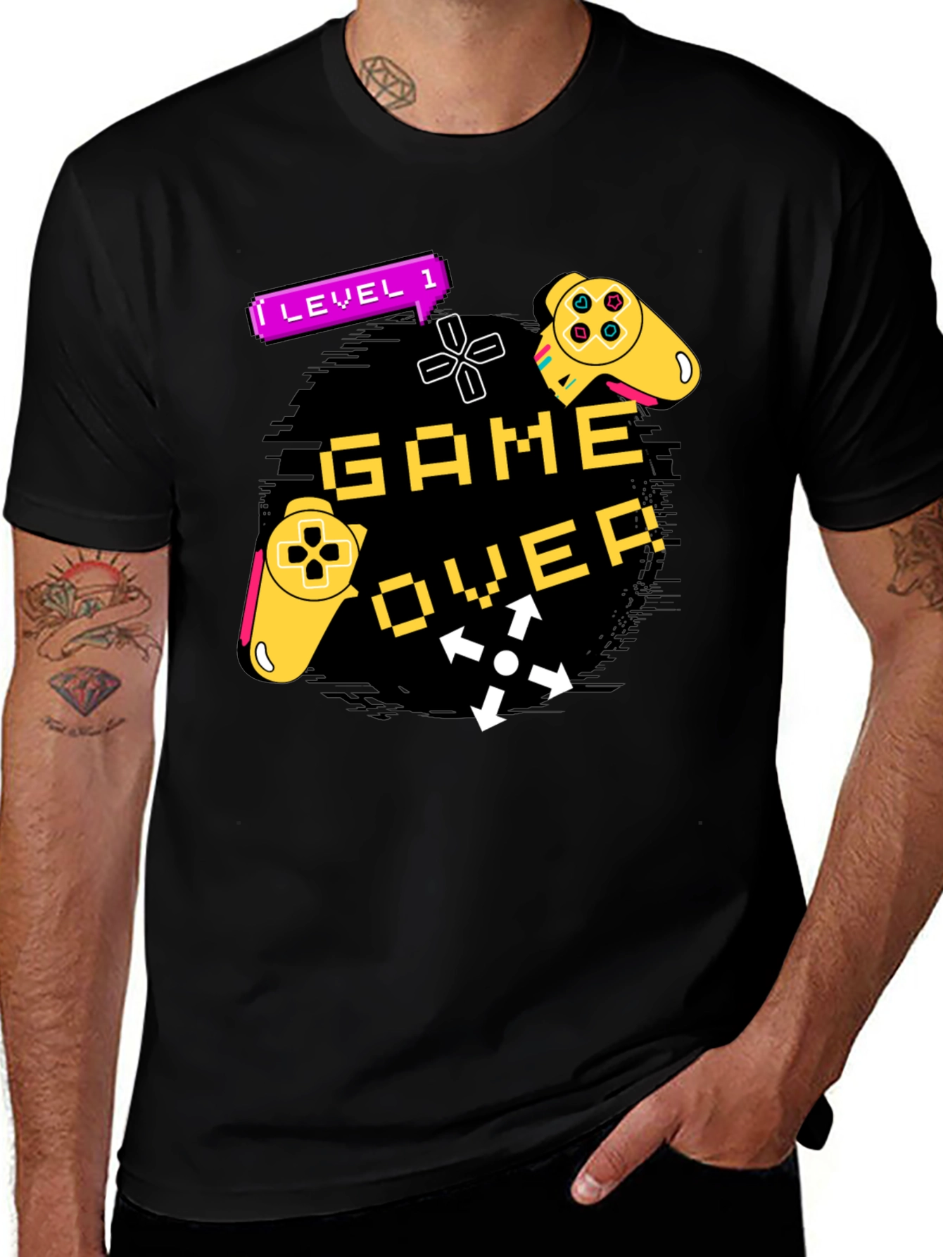 Variant 2 of Game Over T-Shirt - Gamer Style