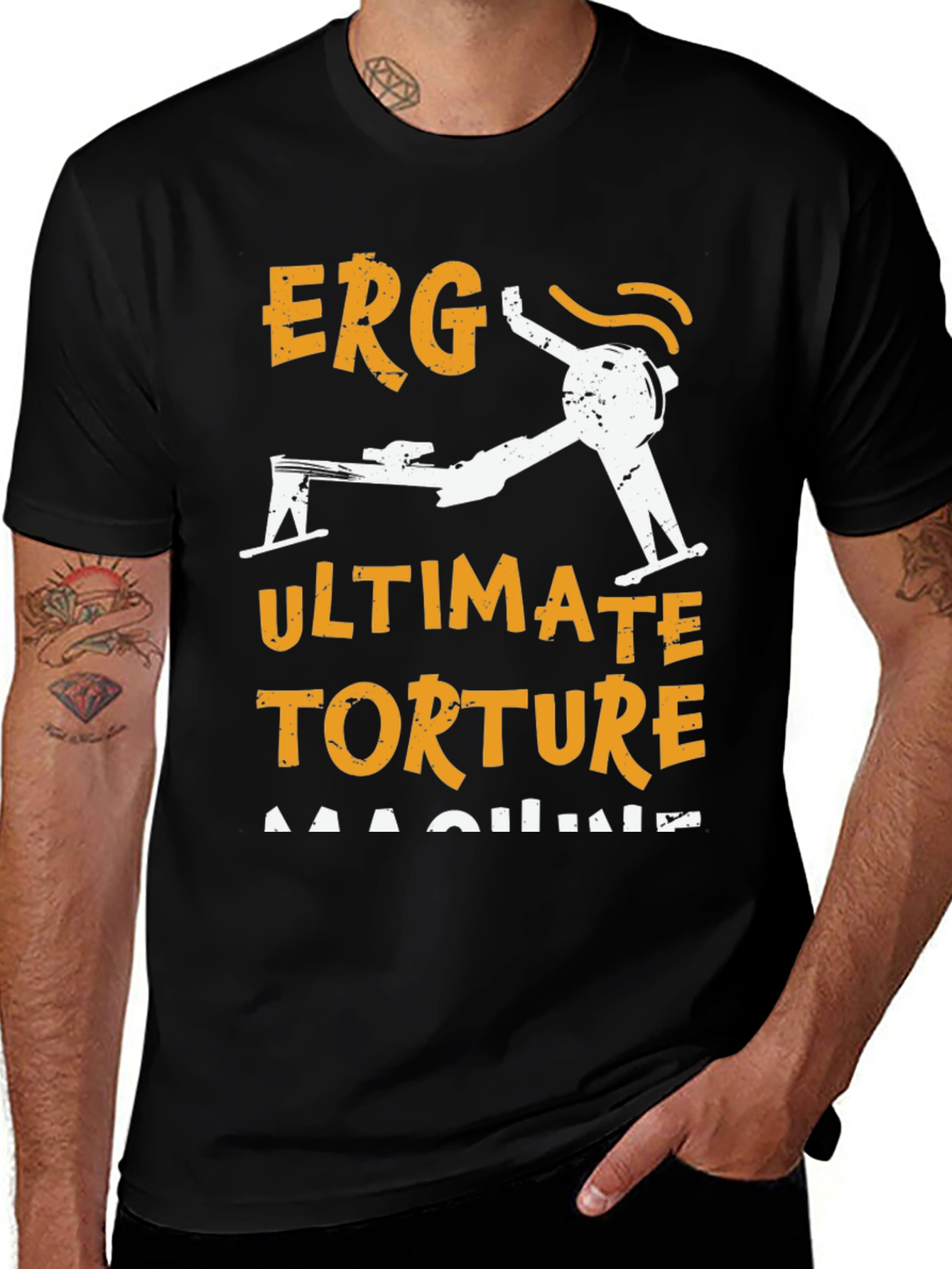 Variant 25 of Erg Ultimate Torture Machine Rowing T-Shirt