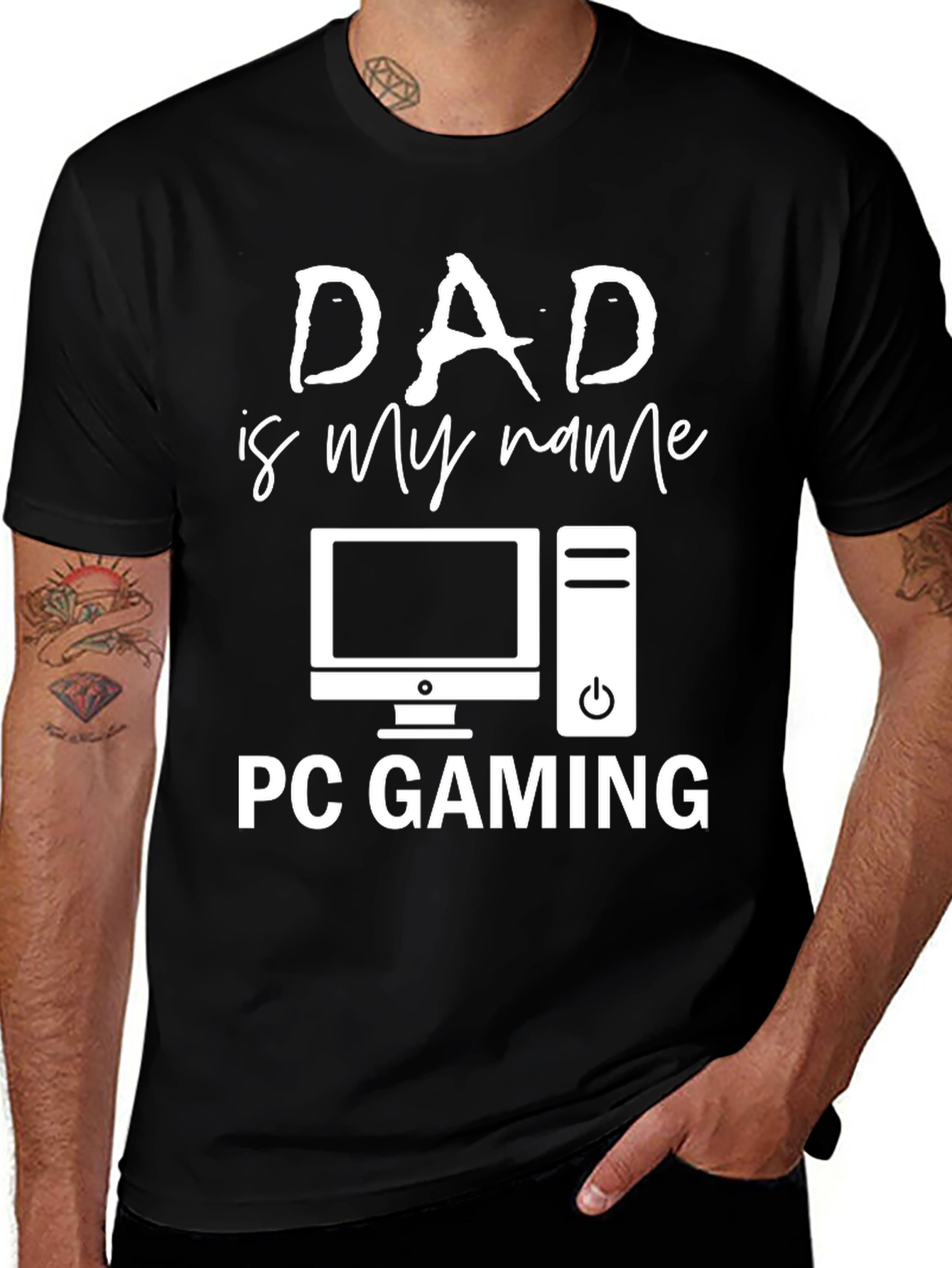 Dad is My Name PC Gaming T-Shirt