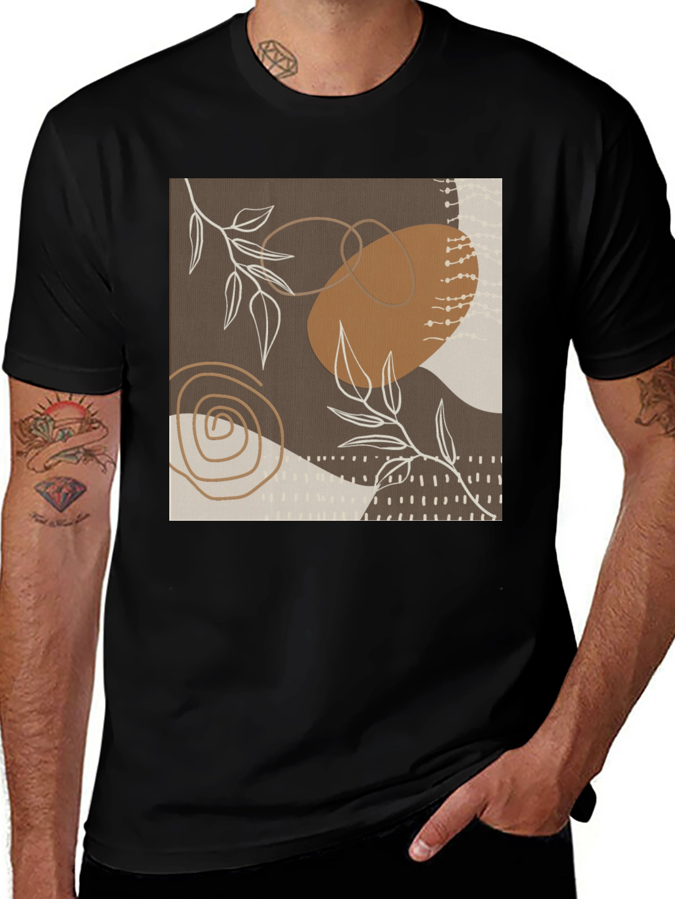 Variant 2 of Abstract Art T-Shirt - Modern Graphic Tee