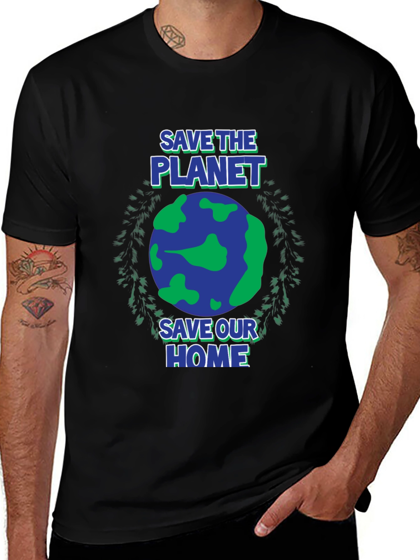 Variant 4 of Save the Planet Graphic T-Shirt