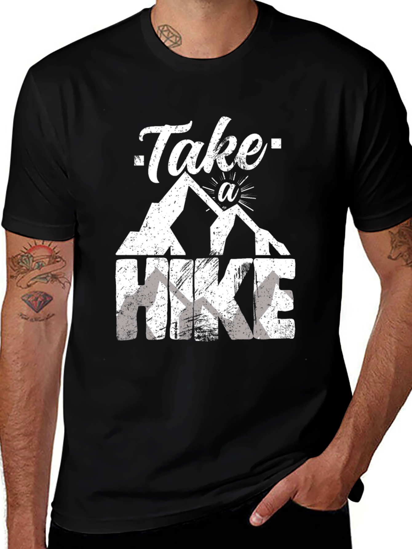 Variant 14 of Take a Hike Black Graphic T-Shirt