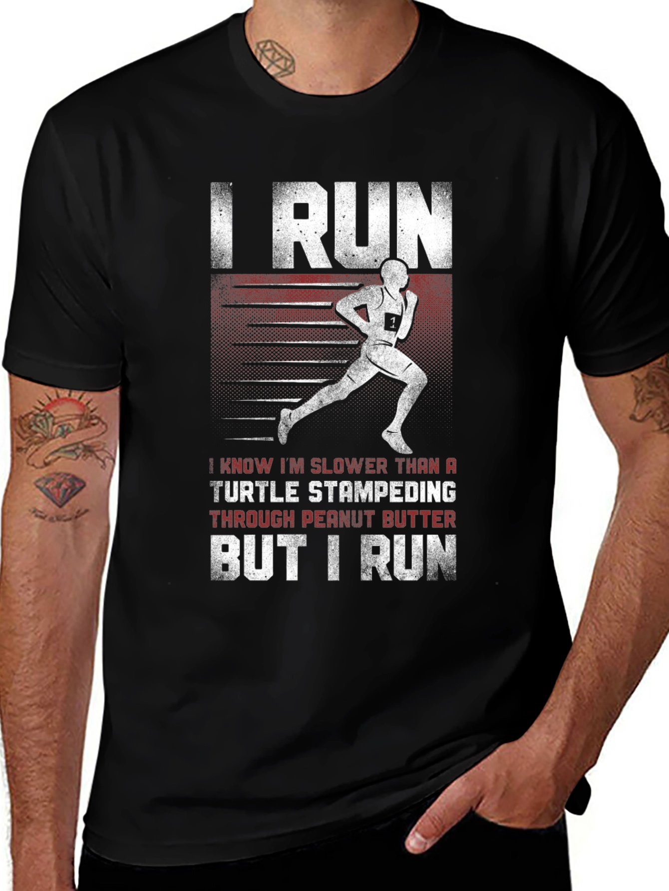 Variant 22 of I Run Funny Running T-Shirt