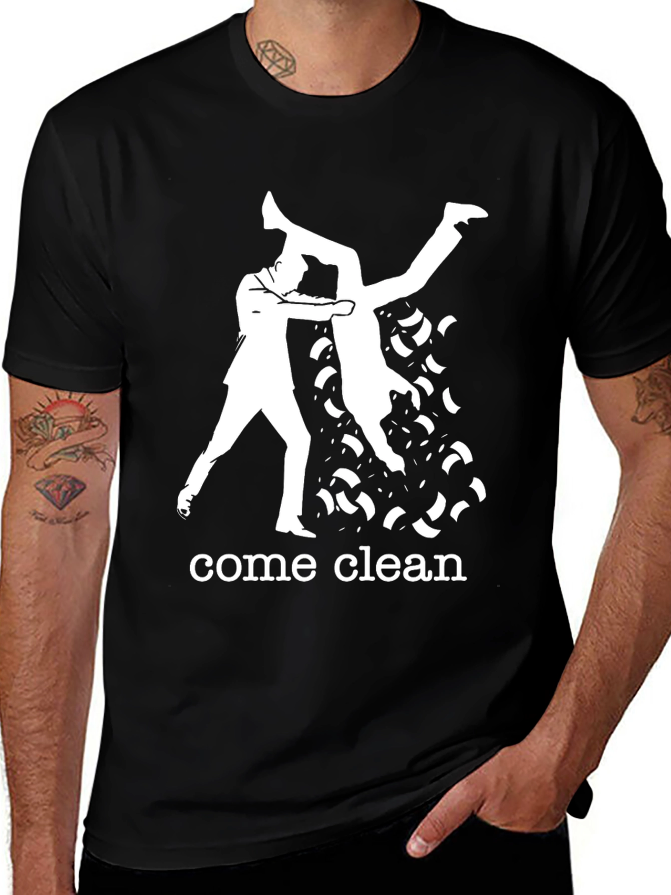 Variant 27 of Come Clean T-Shirt - Chore Choreography Graphic Tee