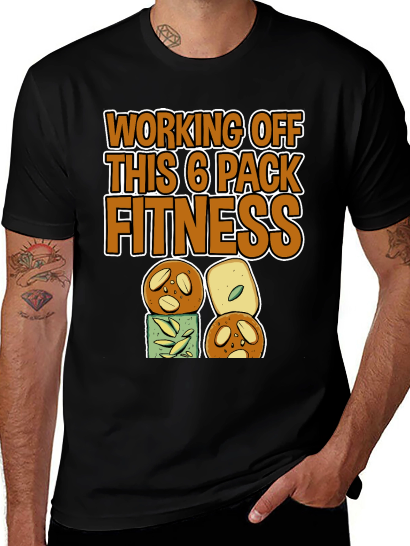 Working Off This 6 Pack Fitness T-Shirt