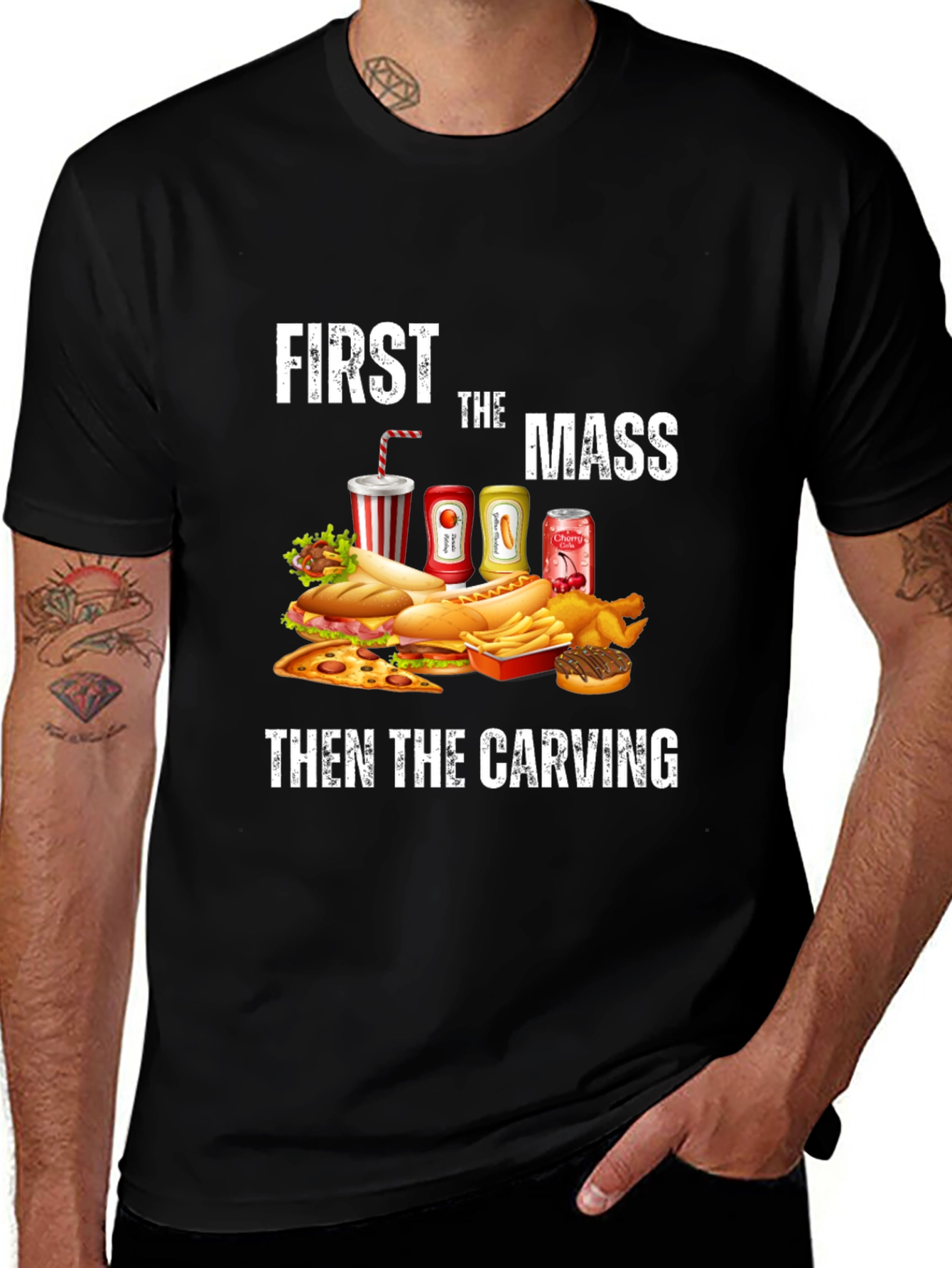 Variant 5 of First the Mass Then the Carving T-Shirt