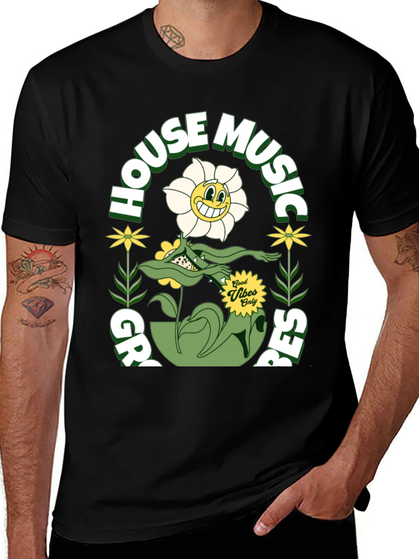 Variant 3 of House Music Grooves Tee