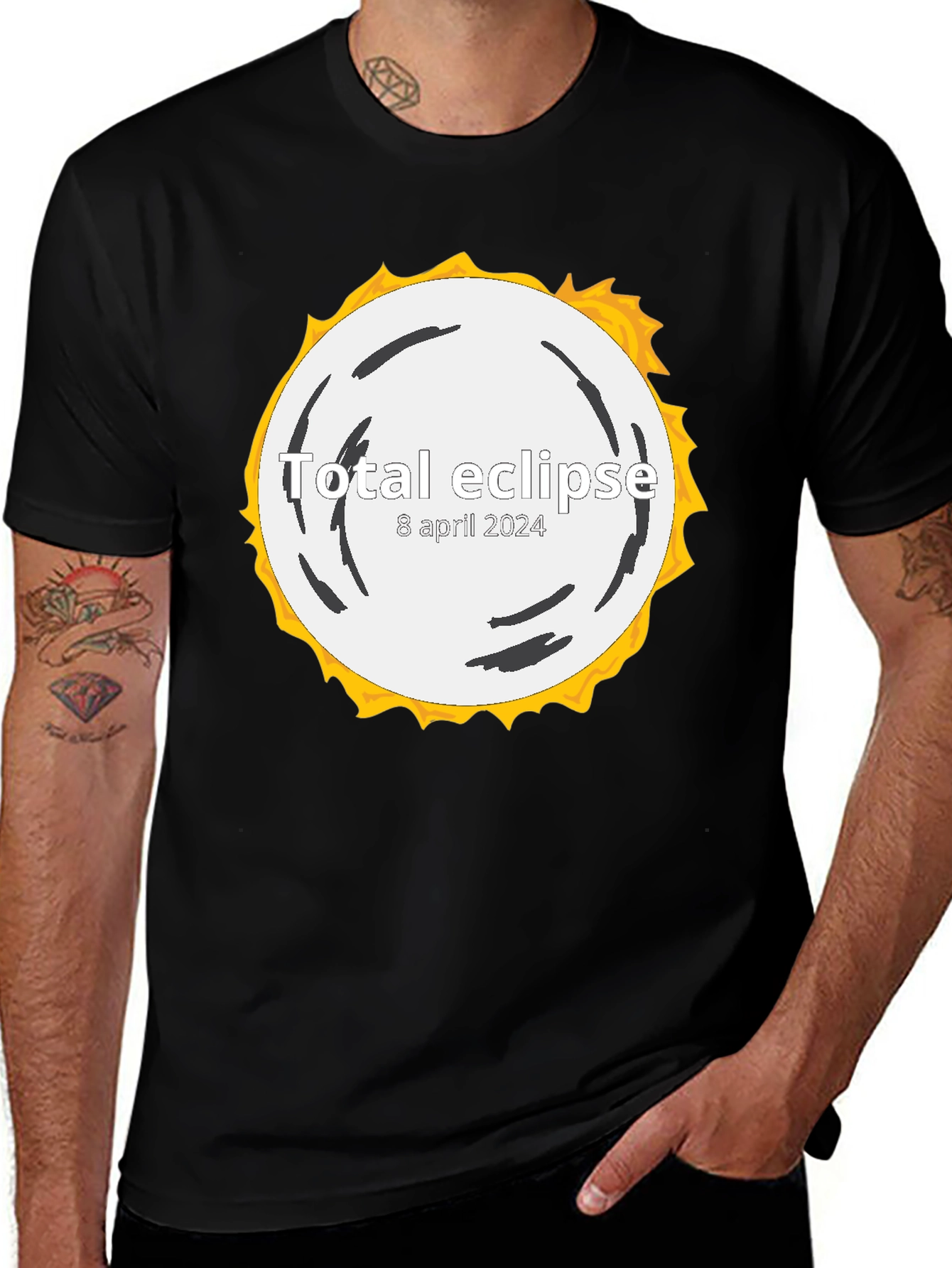 Total Eclipse 2024 T-Shirt, Celestial Event Tee