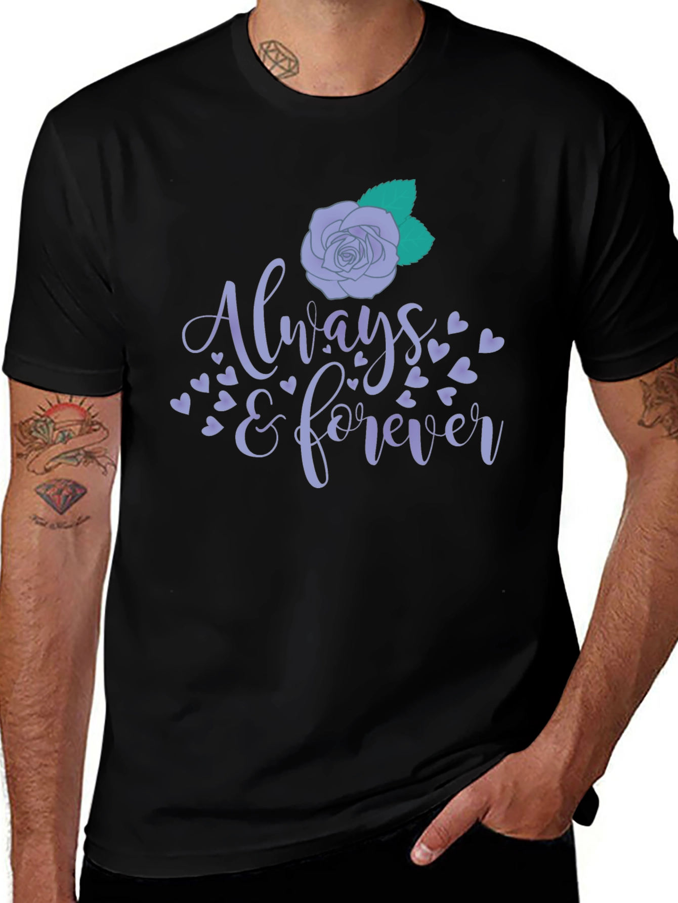 Variant 21 of Always & Forever Graphic T-Shirt