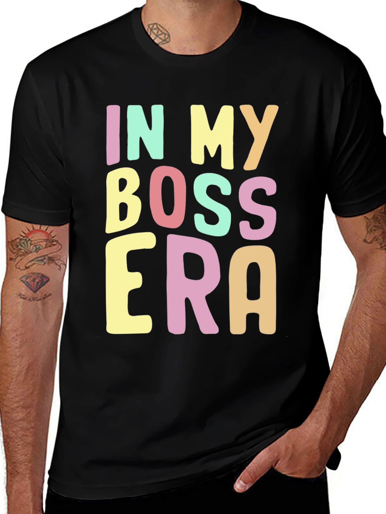 Variant 2 of In My Boss Era Graphic Tee - Trendy Casual Shirt