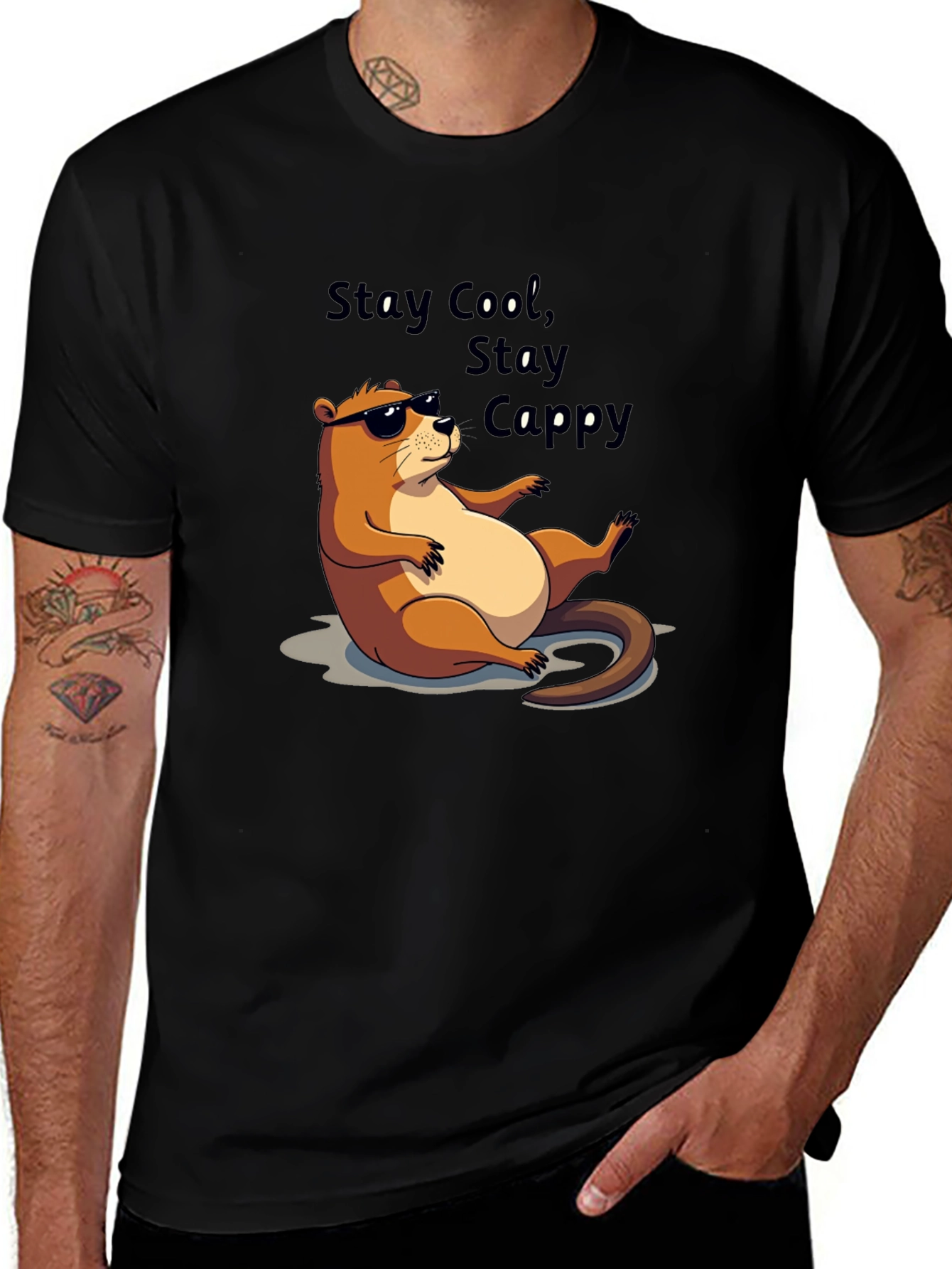 Variant 27 of Stay Cool, Stay Capybara T-Shirt