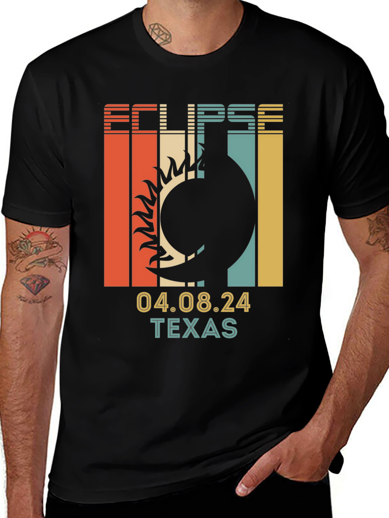 Variant 24 of Texas Eclipse 2024 T-Shirt