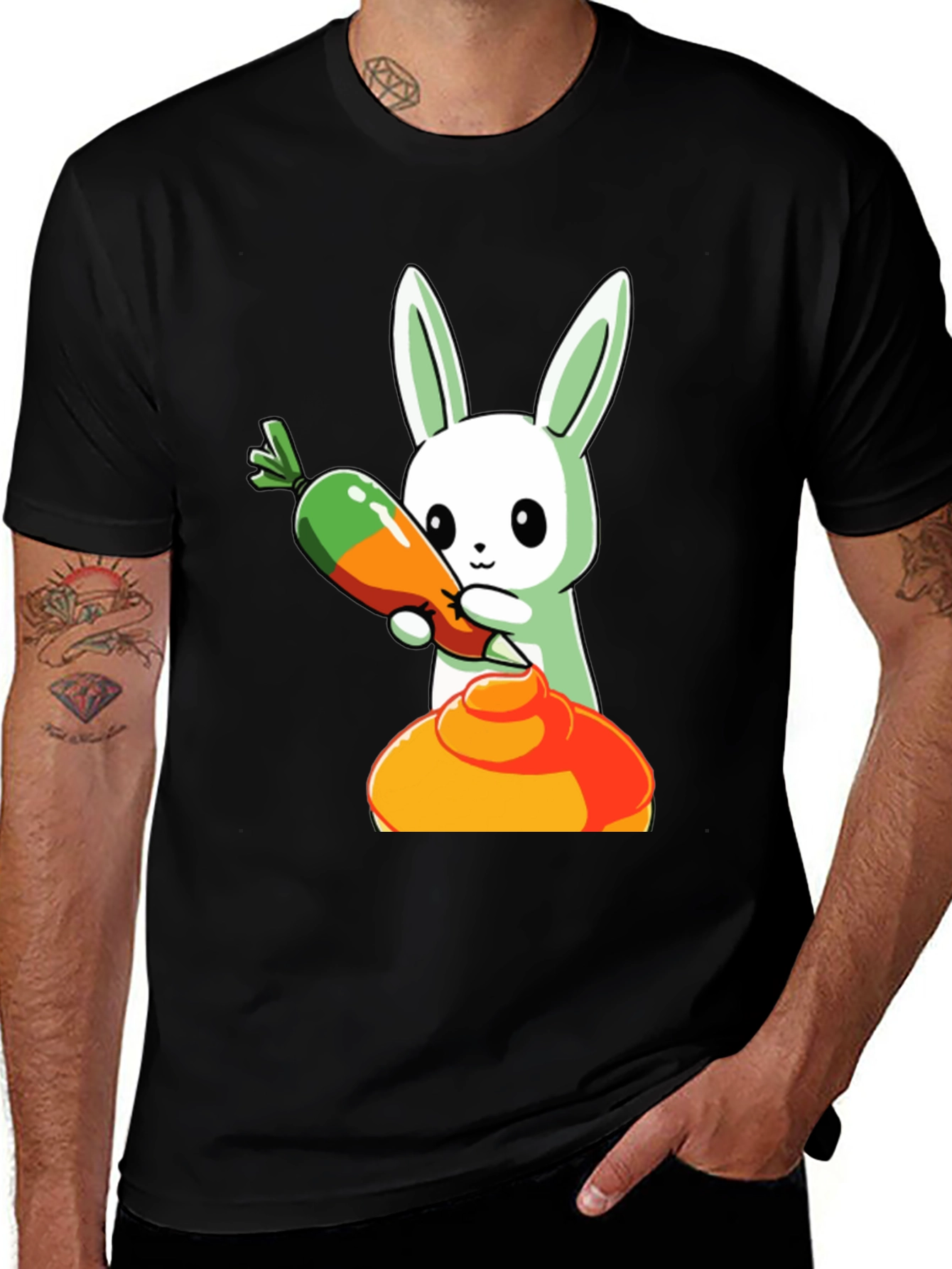 Variant 10 of Bunny Carrot Dip T-Shirt