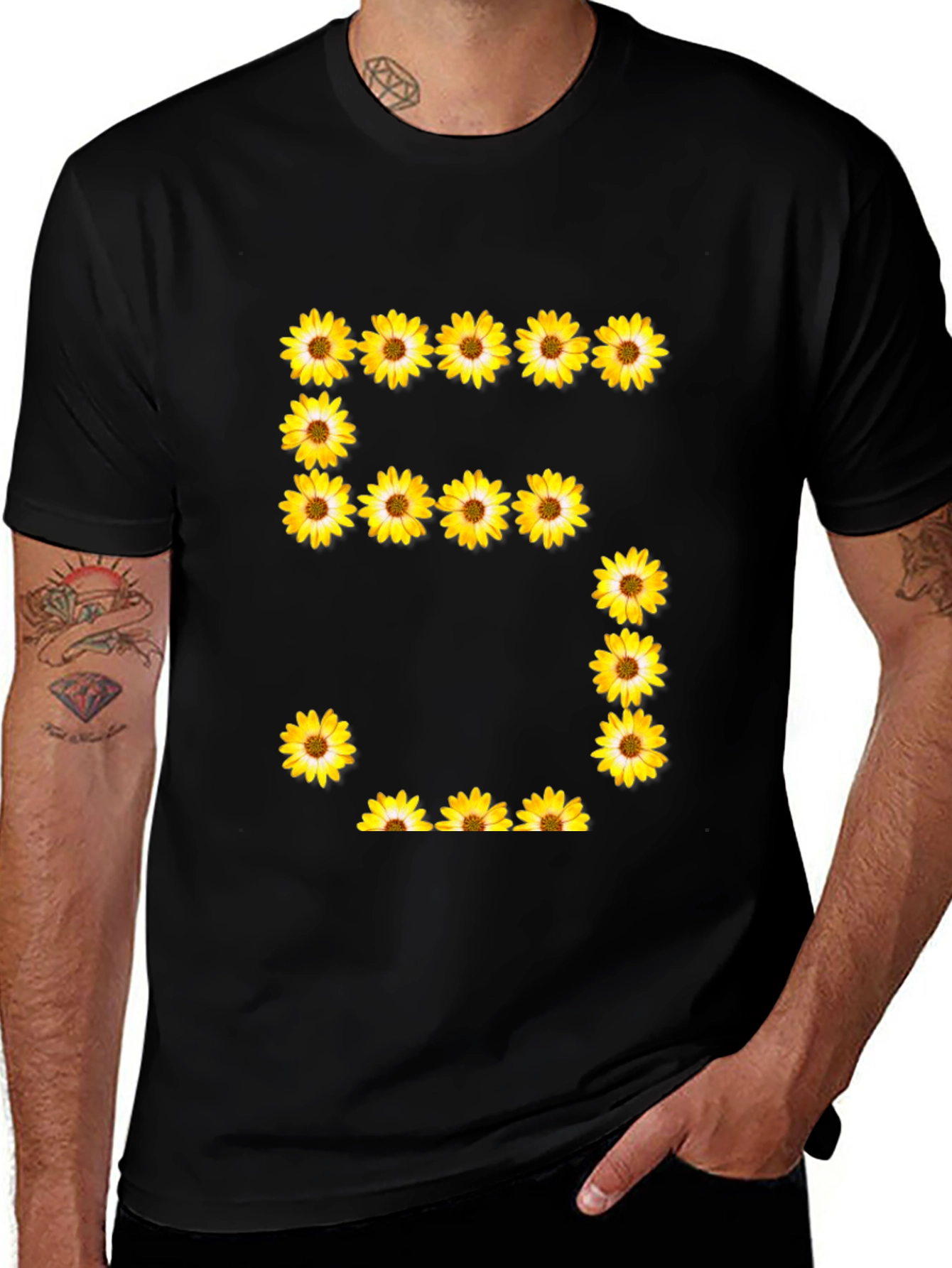 Floral Number 5 T-Shirt