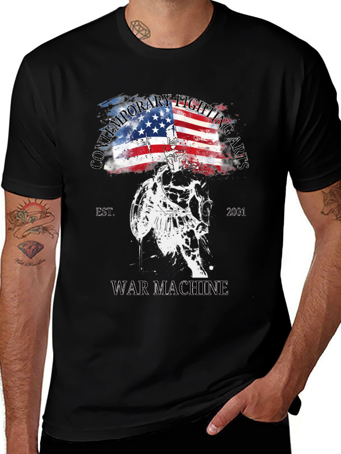 Variant 17 of Contemporary Fighting Arts War Machine T-Shirt