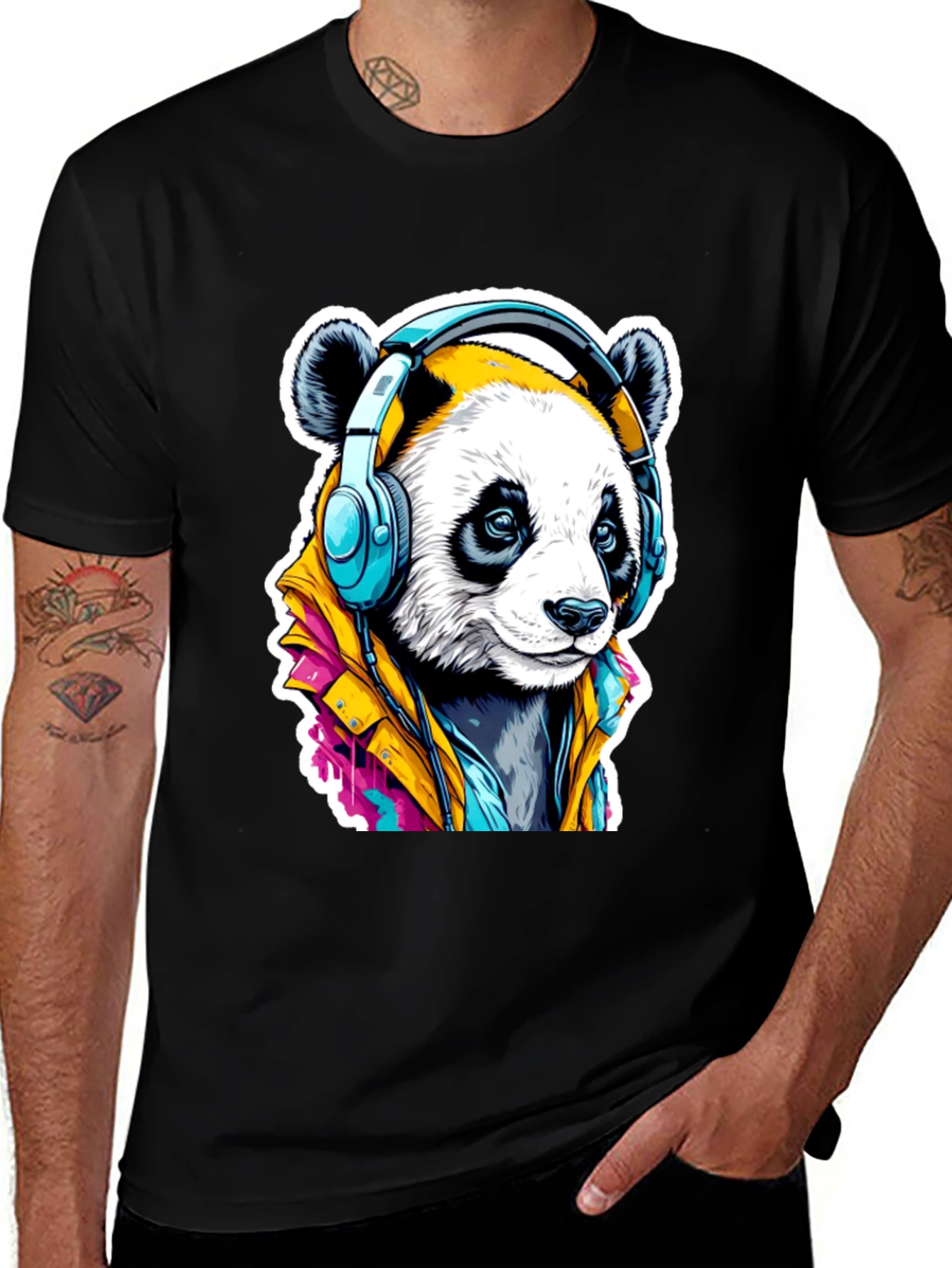 Variant 3 of Cool Panda Graphic Tee