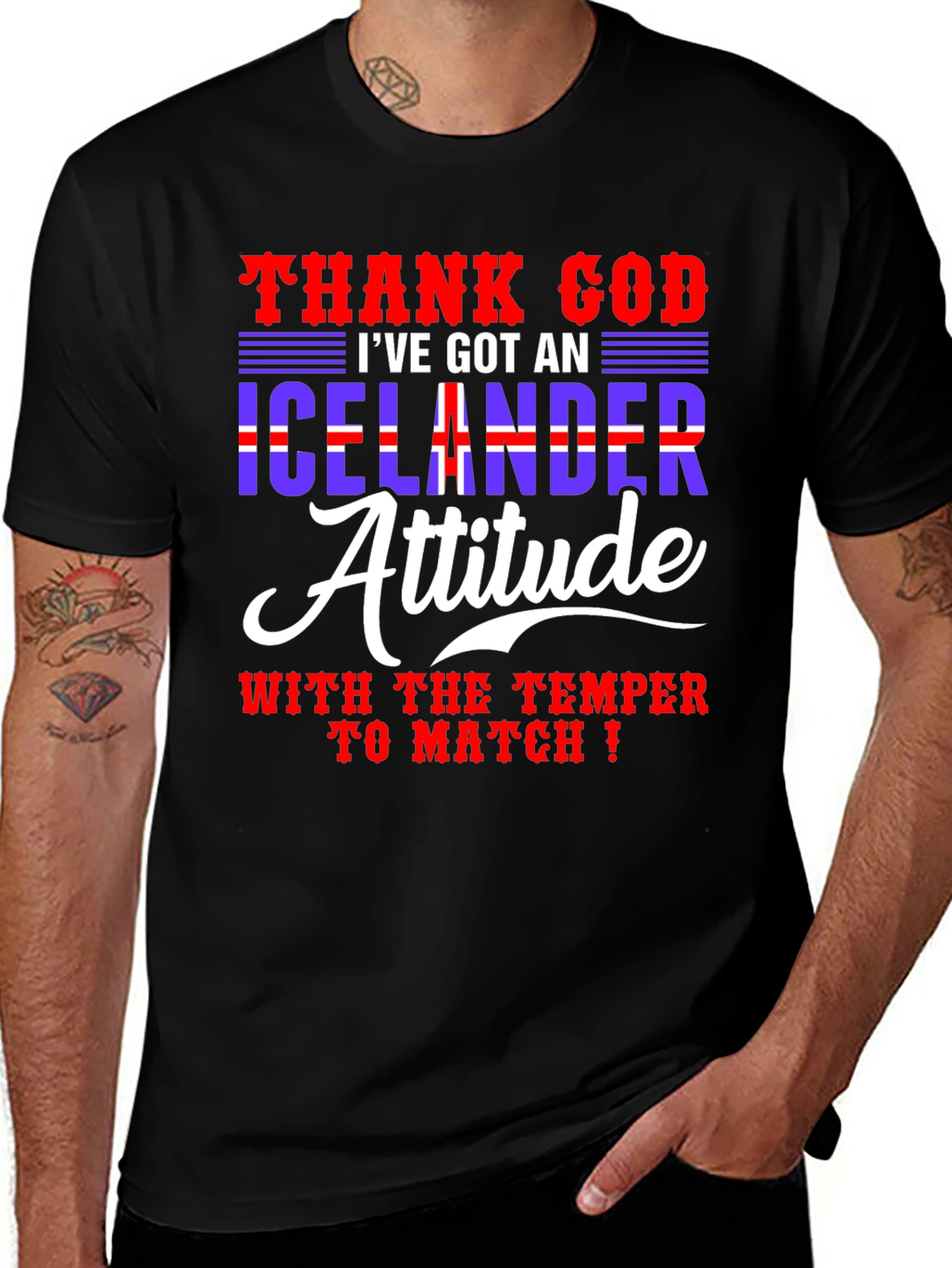 Icelandic Attitude Graphic T-Shirt