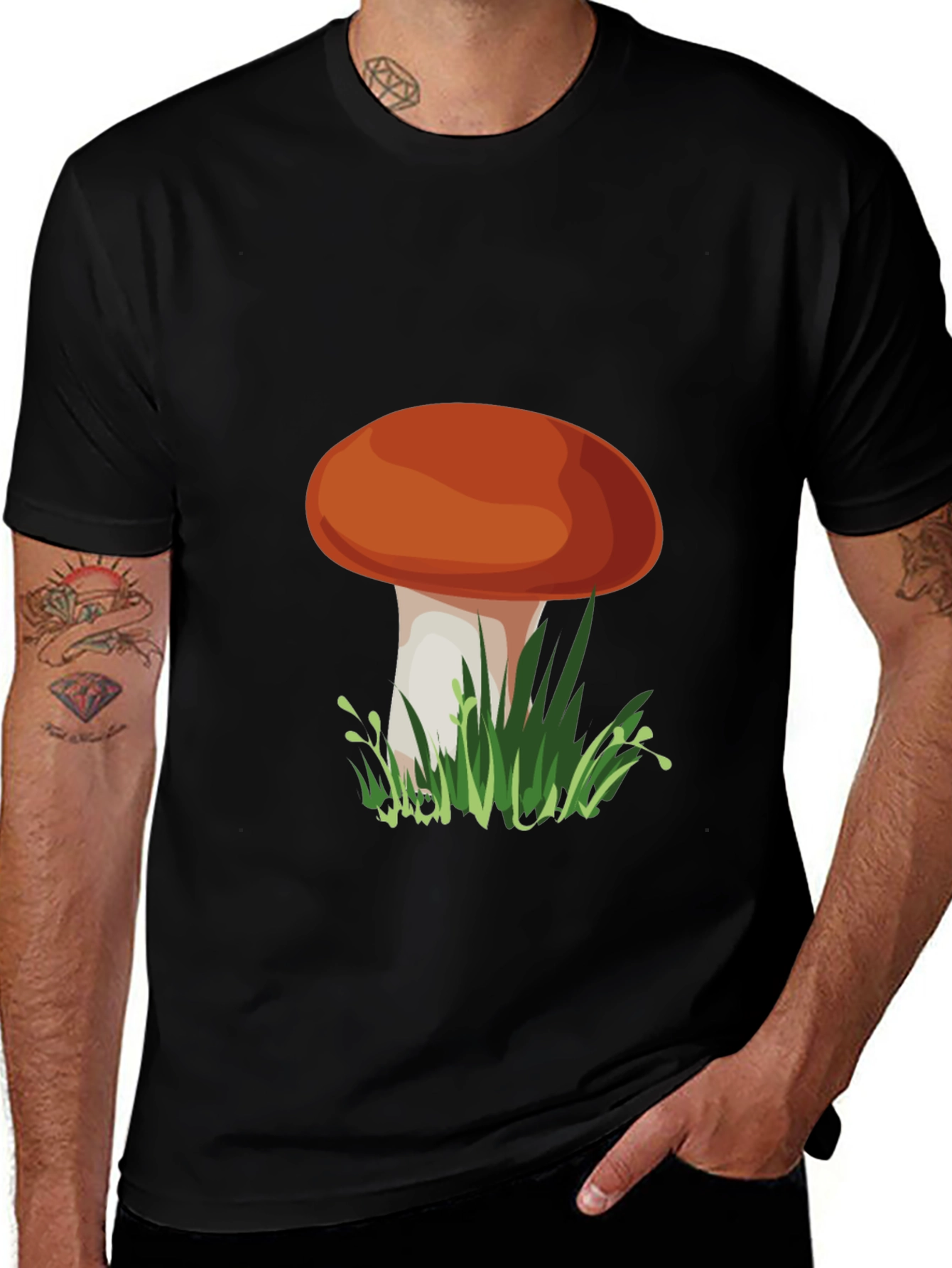 Mushroom Graphic Tee - Funky Casual Style