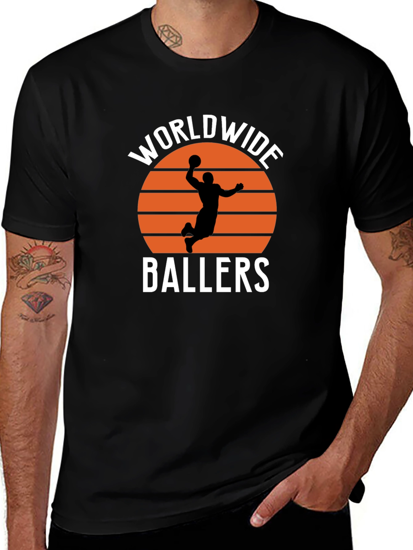 Variant 15 of Worldwide Ballers Graphic T-Shirt