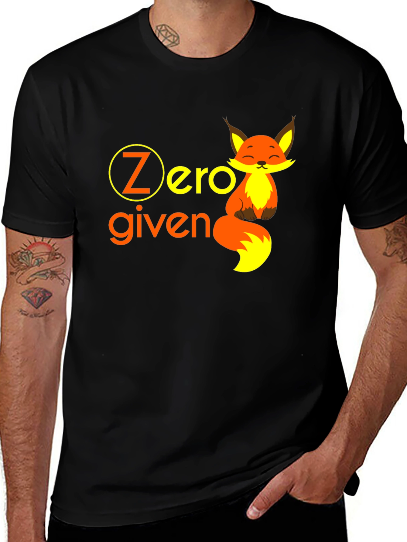 Variant 21 of Zero Fox Given Graphic T-Shirt - Black
