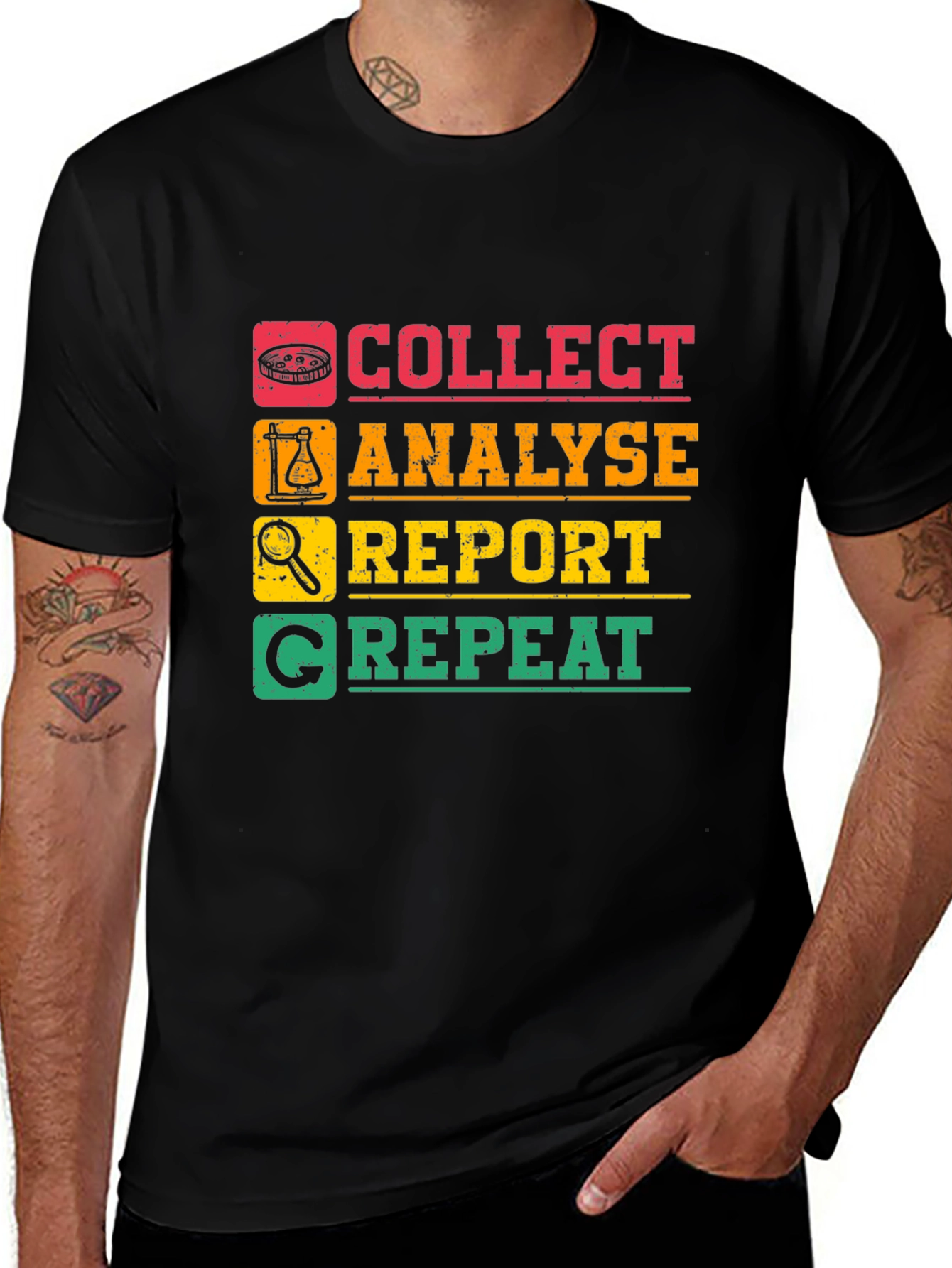 Science Lab Cycle Graphic T-Shirt